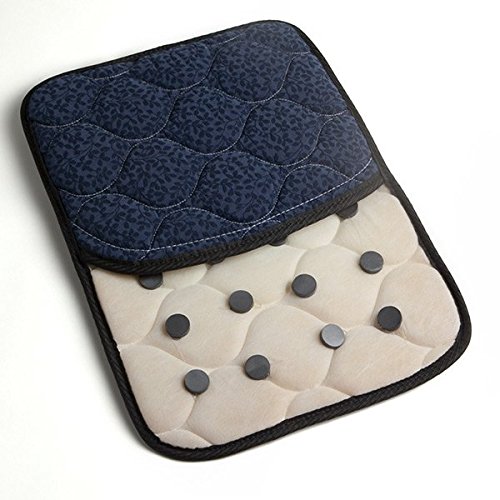 Premium Magnetic Therapy Car Seat Cushion - Charcoal Gray | USA-Made for 27+ Years | Relieves Back Pain & Improves Posture for Long Drives & Office Work