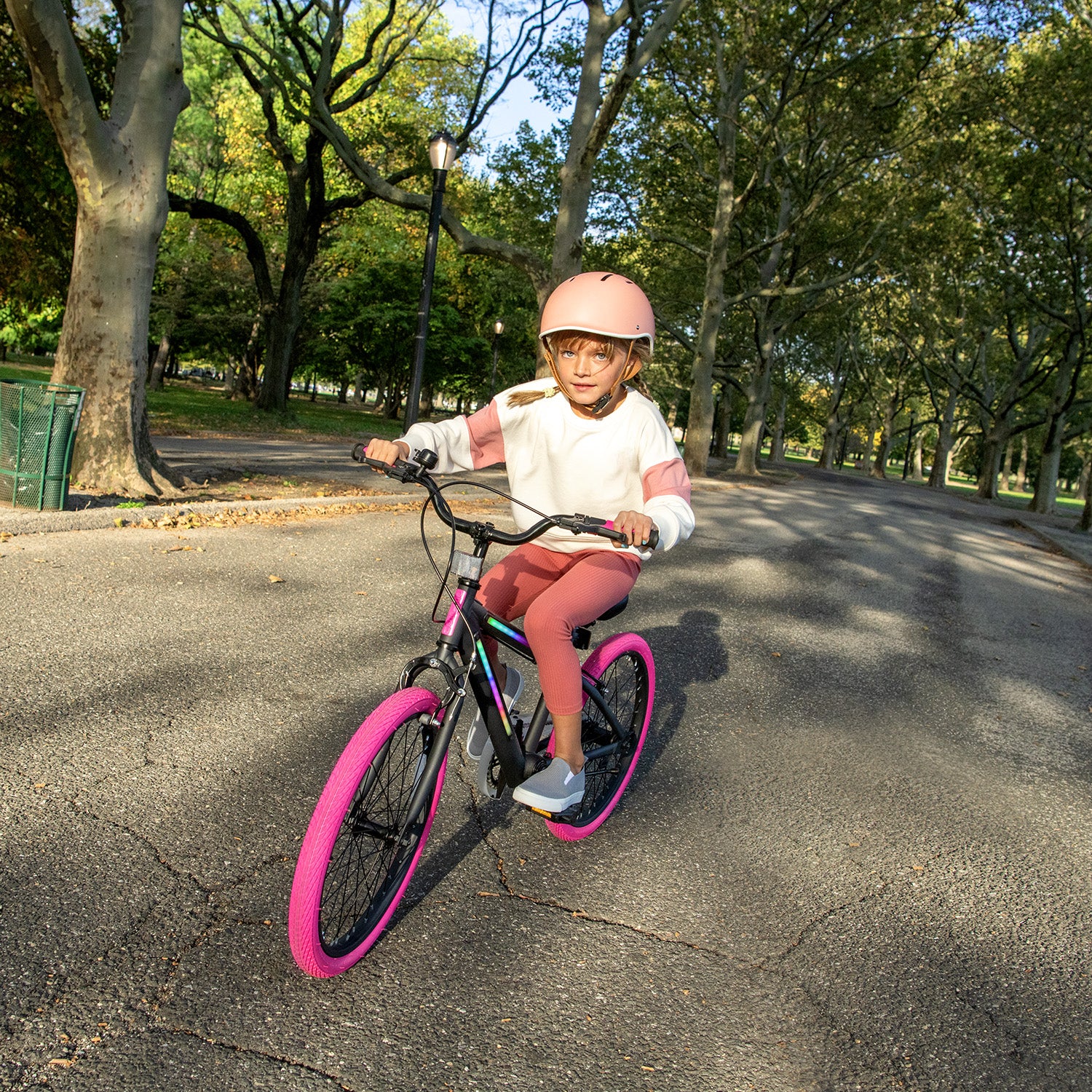 Light Rider 20 LED Kids Bike with Flashing Wheels - Best Children's Light Up Bicycle for Night Riding, Birthday Gifts & Outdoor Play