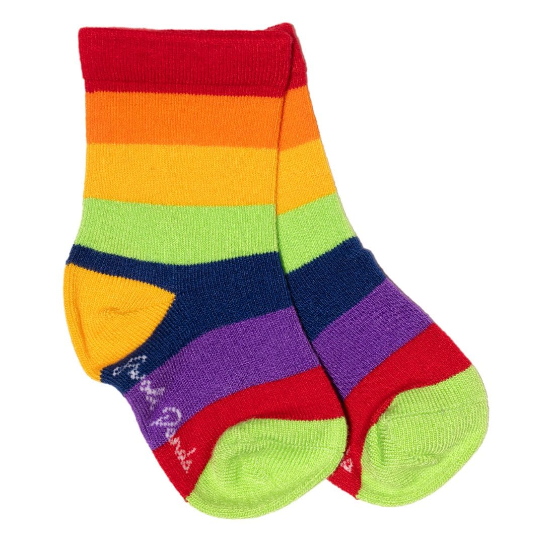 Colorful Kids Bamboo Socks with Rainbow Stripes - Soft, Breathable & Comfortable for School, Play & Everyday Wear