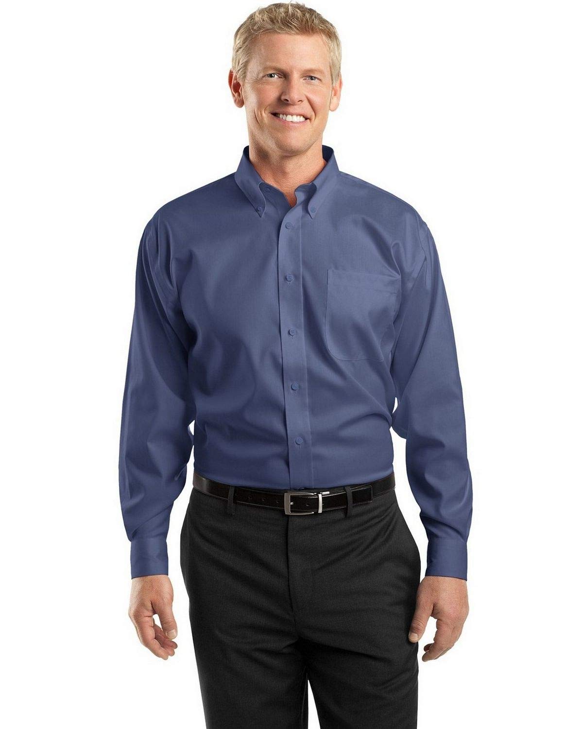Red House Men's Non-Iron Pinpoint Oxford Shirt - Classic Slim Fit Dress Shirt for Business, Office & Formal Occasions