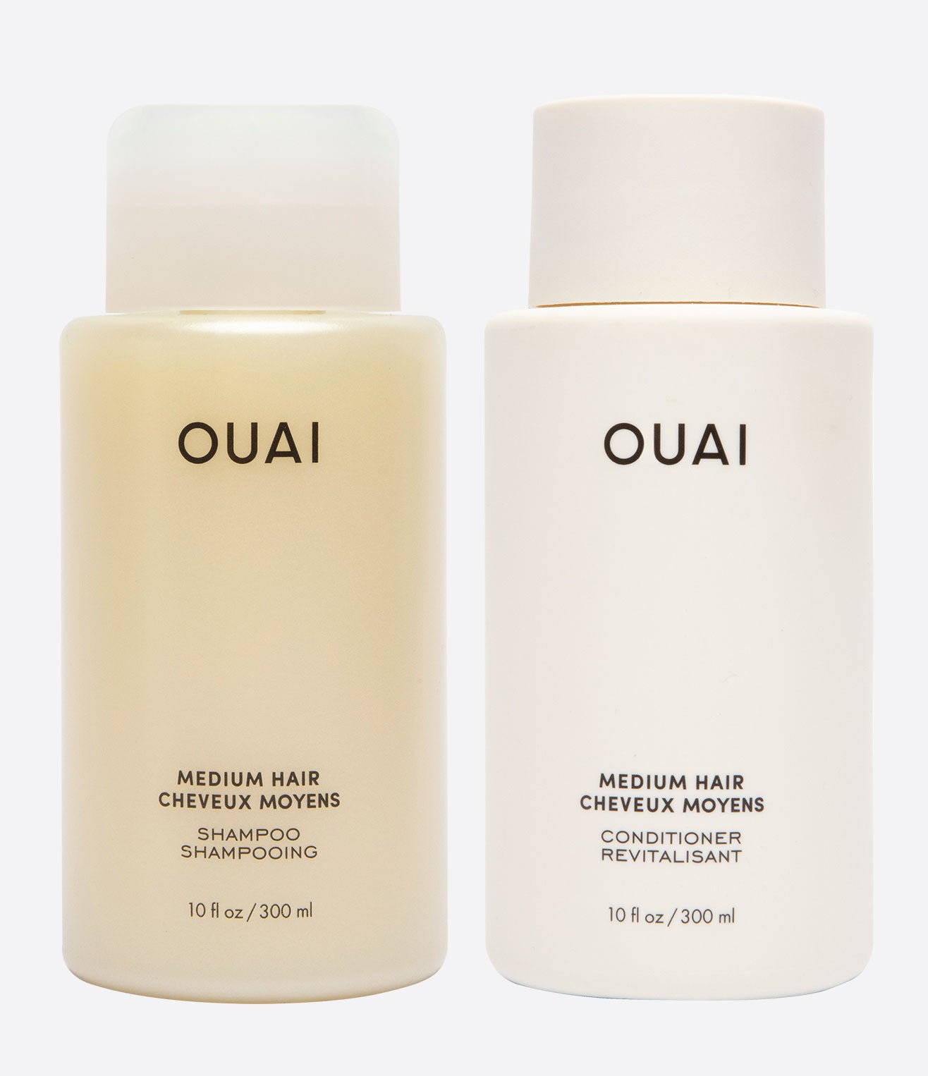 Best Medium Hair Shampoo & Conditioner Set for Thick or Wavy Hair - Hydrating & Volumizing Hair Care for Daily Use at Home or Salon