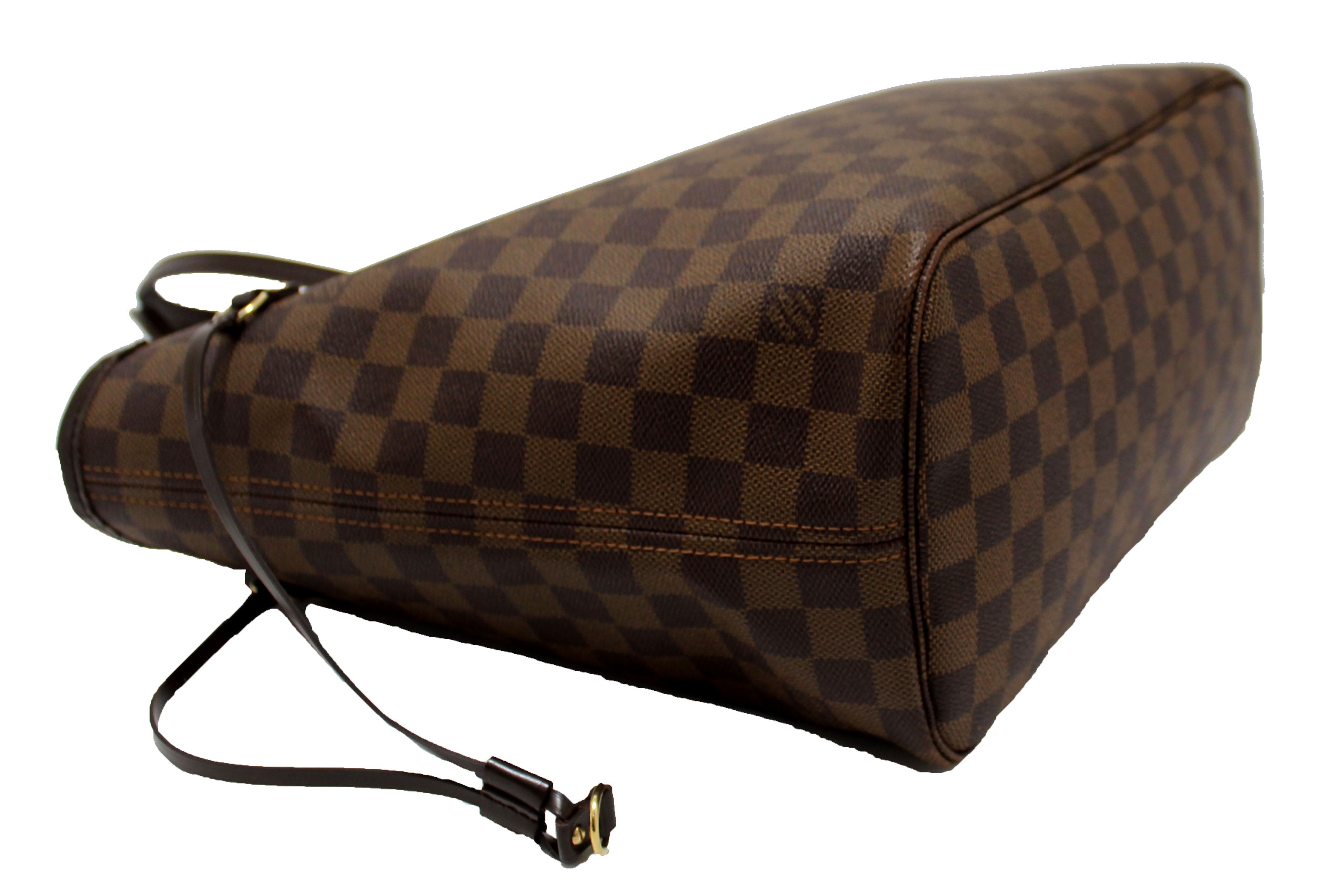 Authentic Louis Vuitton Damier Ebene Neverfull MM Tote Shoulder Bag - Luxury Handbag for Women, Perfect for Work, Travel & Shopping