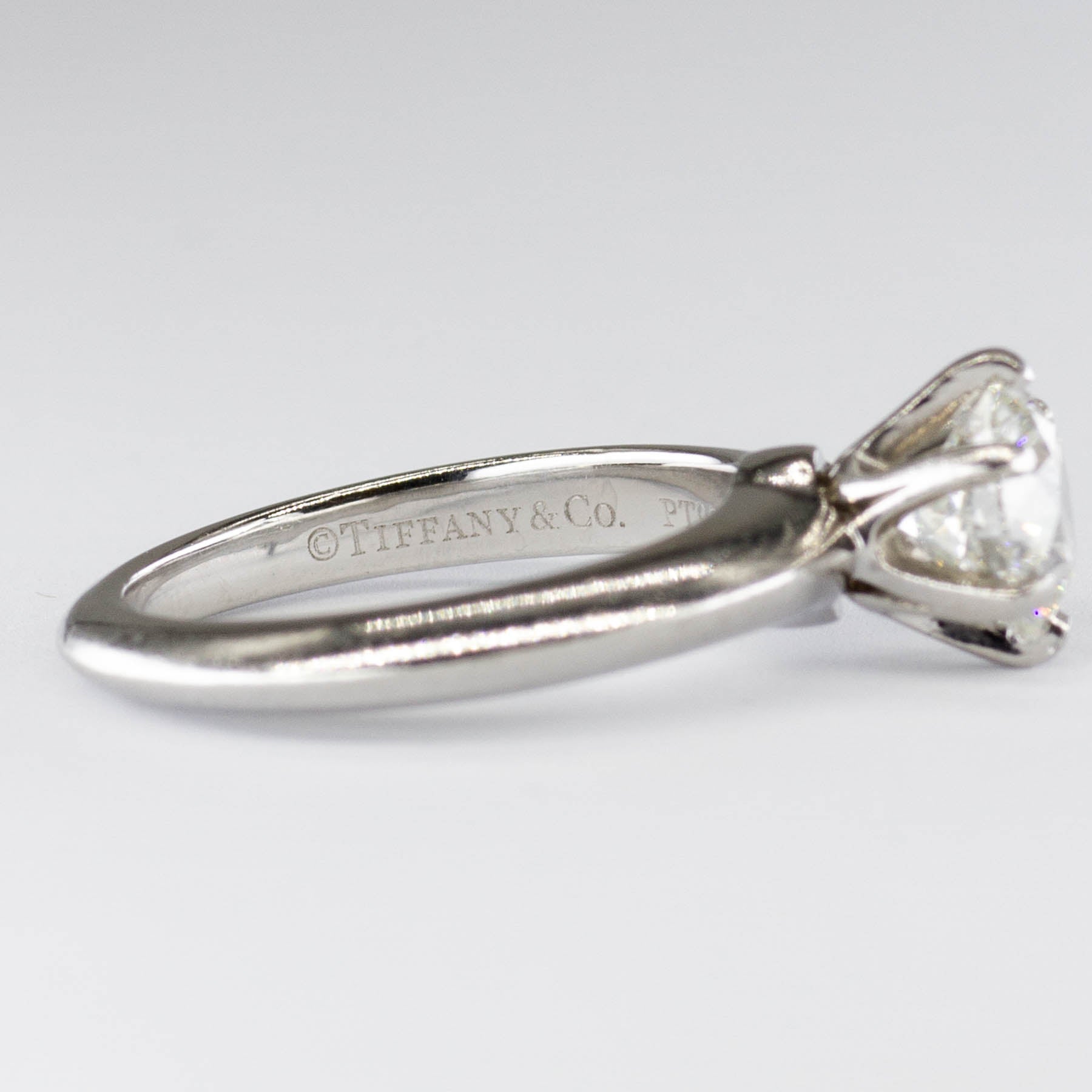 Tiffany & Co. 1.06ctw Diamond Platinum Solitaire Engagement Ring - VS2 Clarity, Size 3.5 - Perfect for Proposals, Anniversaries & Special Occasions