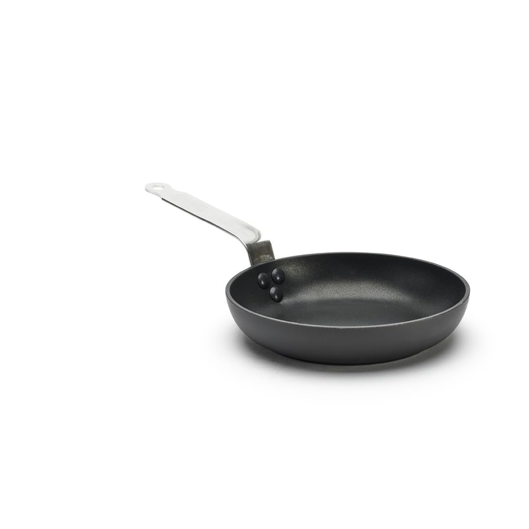 De Buyer Choc Intense Carbon Steel Frying Pan - Professional French Skillet for Searing, Sautéing & Flipping - Perfect for Home Chefs & Restaurant Use