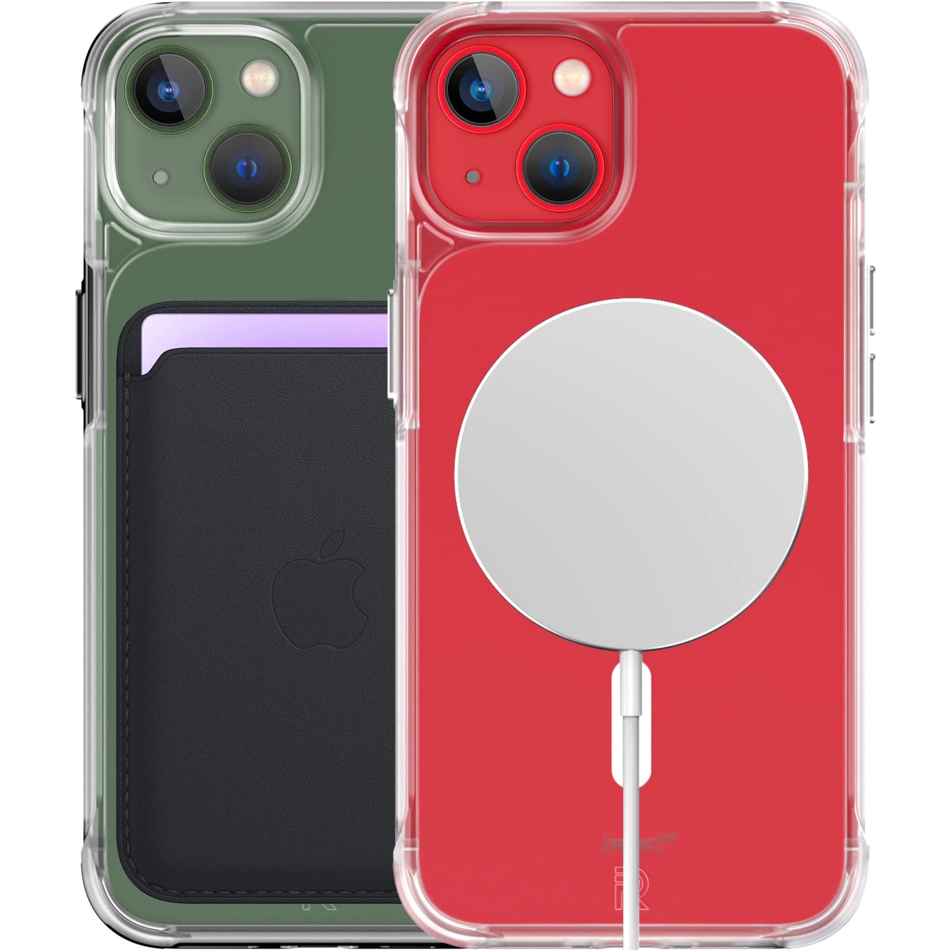 REBEL Clear iPhone 13 Case [Frosted Series Gen-3] - MagSafe Compatible Protective Cover with Translucent Matte Finish, Shockproof Bumpers & Metal Buttons | Slim Fit Grip for 6.1 Inch iPhone 13 (2021 Model) | Perfect for Everyday Protection & Wireless Charging
