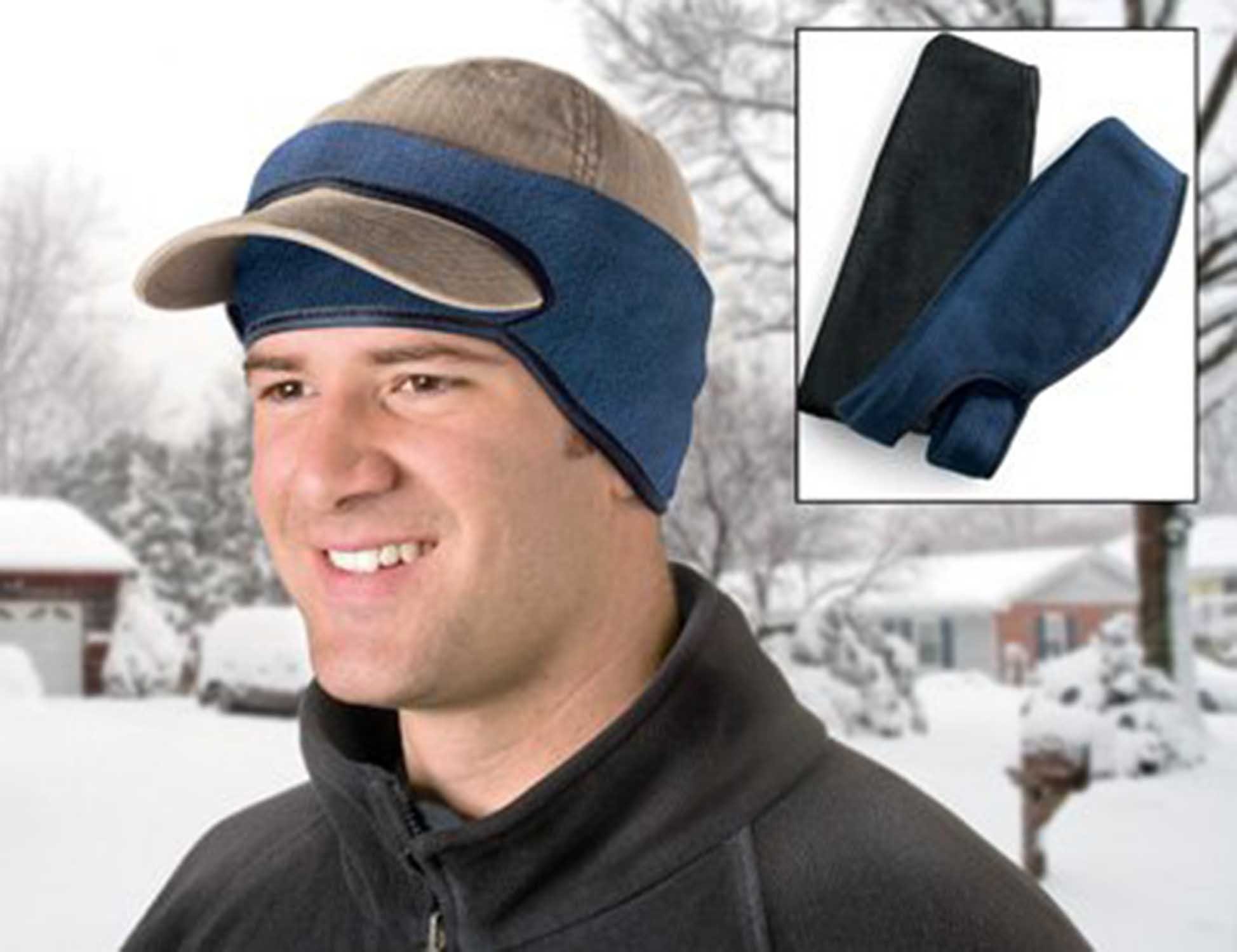 BW Products Fleece Cap Ear Band - Warm Winter Headband for Men & Women - Soft Stretchy Earmuffs for Running, Skiing, Hiking & Outdoor Activities