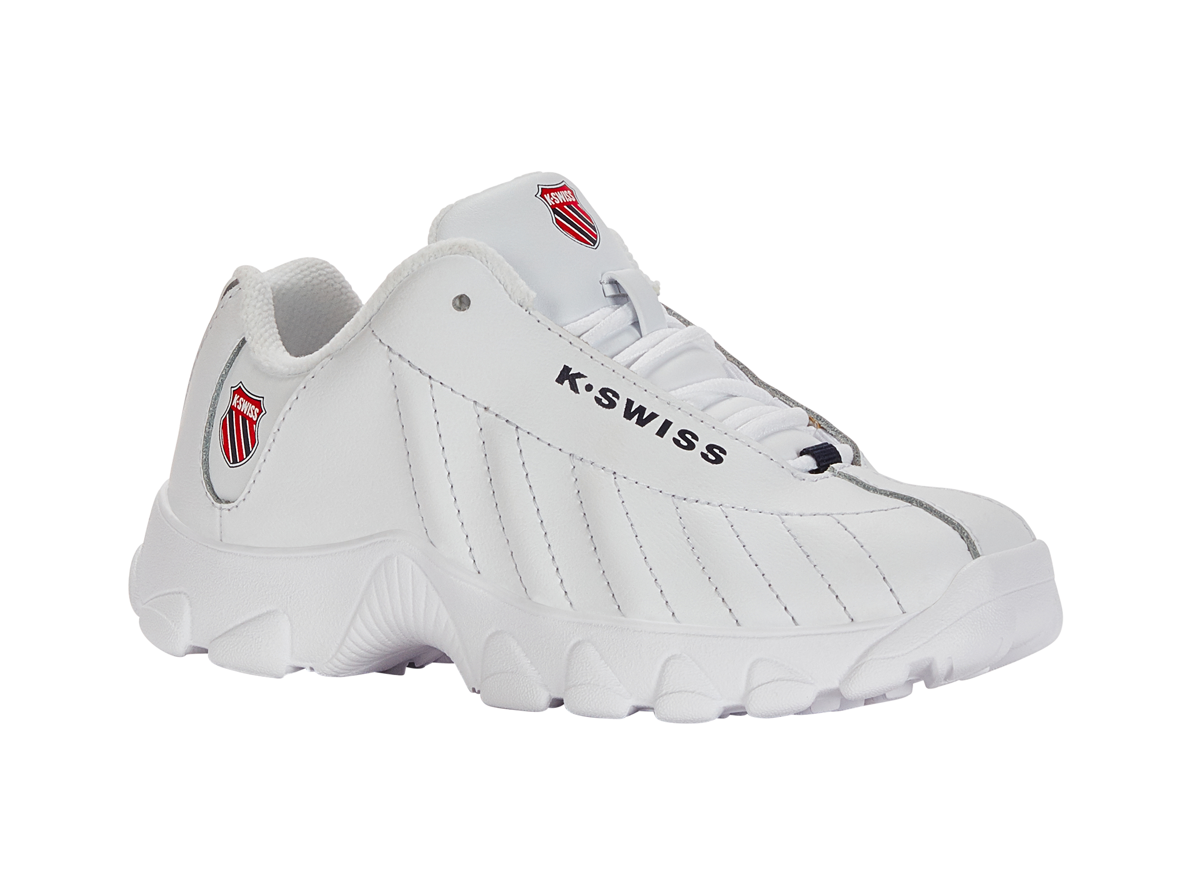 ST329 Men's Running Shoes - White/Navy/Red | Lightweight & Breathable for Jogging, Gym Workouts & Daily Wear