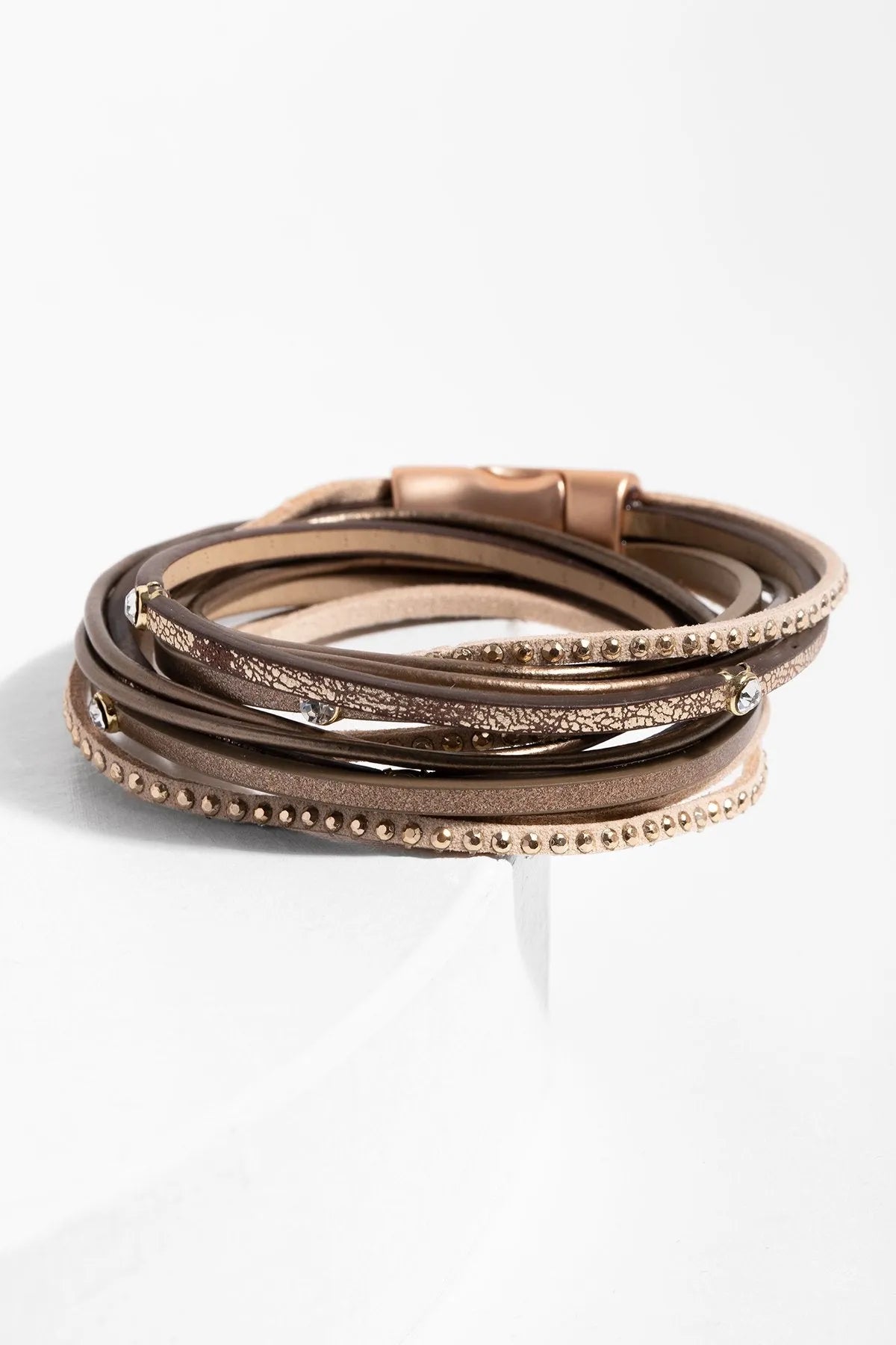 Segovia Double Wrap Genuine Leather Bracelet for Women - Stylish Boho Handmade Wrap Bracelet - Perfect for Casual Wear, Gift Giving & Everyday Fashion Accessories