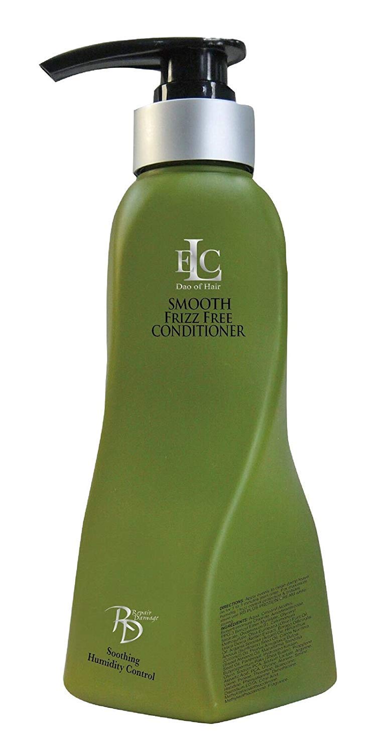 ELC Dao of Hair Repairing Shampoo & Conditioner Set - Damage Control, Frizz-Free Smoothing Hair Care (3-Piece Bundle, 33.8 Oz) with Cosmetic Travel Bag - Perfect for Damaged Hair Treatment & Daily Salon-Quality Care at Home