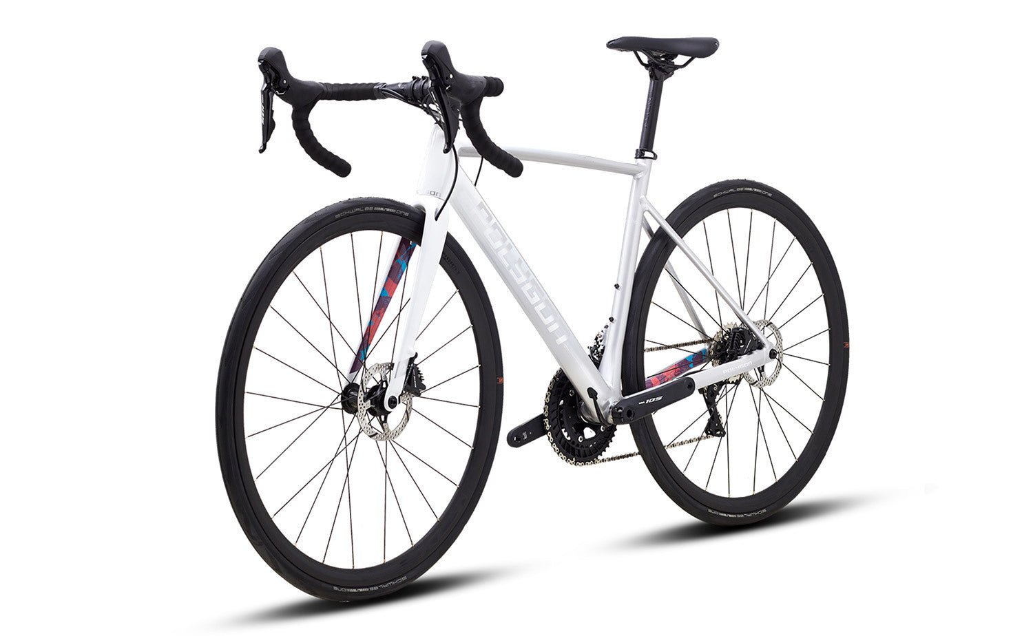 Polygon Strattos S5 Disc 105 Alloy Road Bike - Lightweight Aluminum Frame, Shimano 105 Groupset, Disc Brakes for Superior Performance | Perfect for Road Racing, Endurance Cycling & Commuting