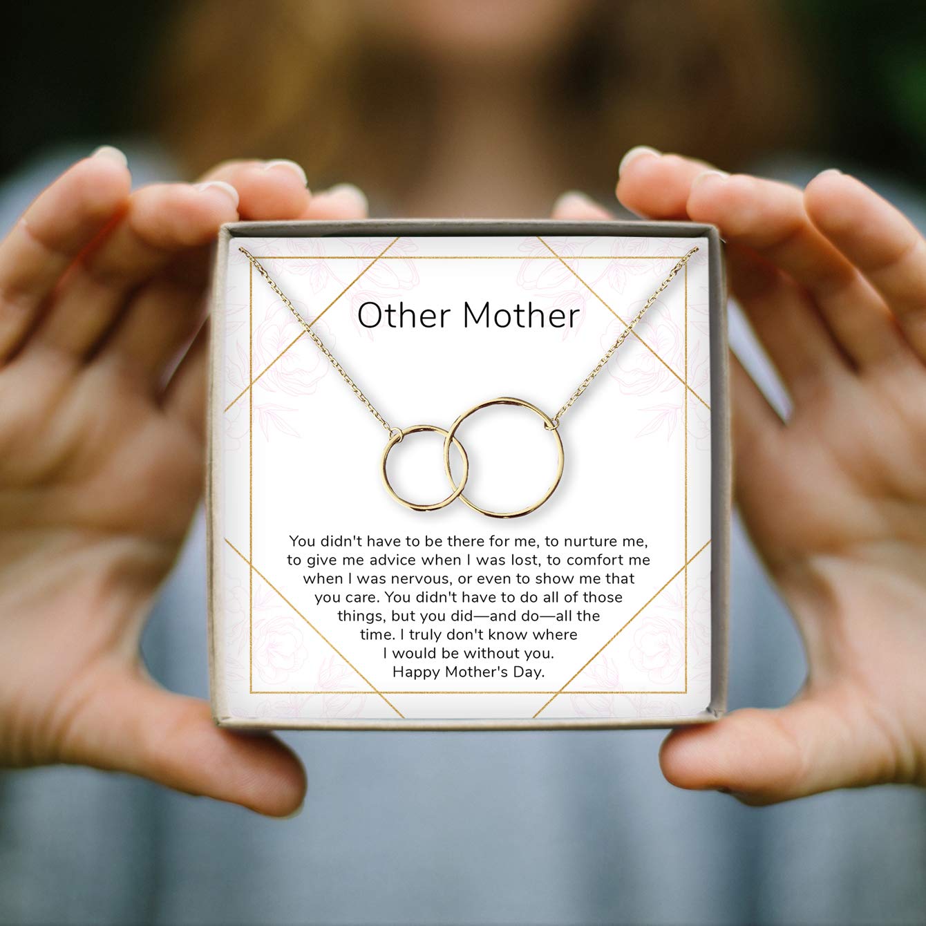 Stepmom Necklace - Elegant Heart Pendant Jewelry Gift with Greeting Card for Birthday, Mother's Day, Christmas & Special Occasions | Perfect for Stepmothers, Bonus Moms & Blended Families
