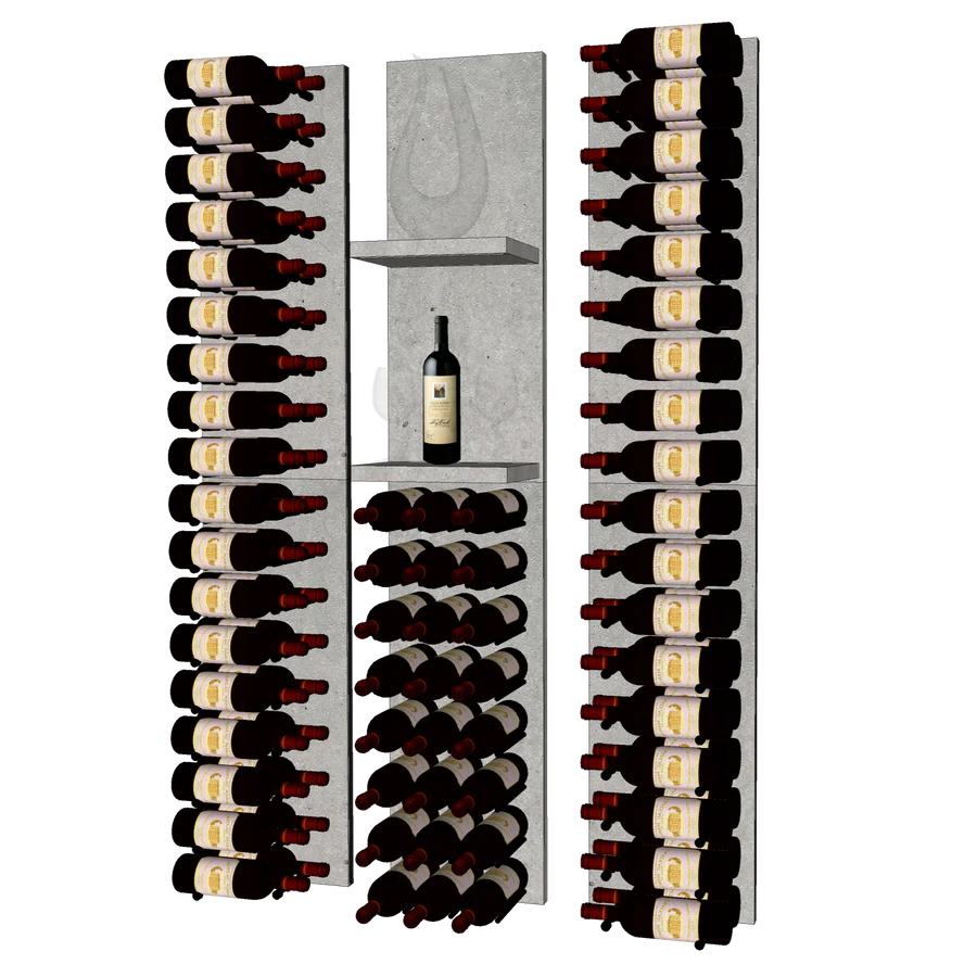 Blue Grouse THE SHOW VINdustry Wine Wall - Premium Wine Display Rack for Home, Bar, Restaurant & Wine Cellar Organization