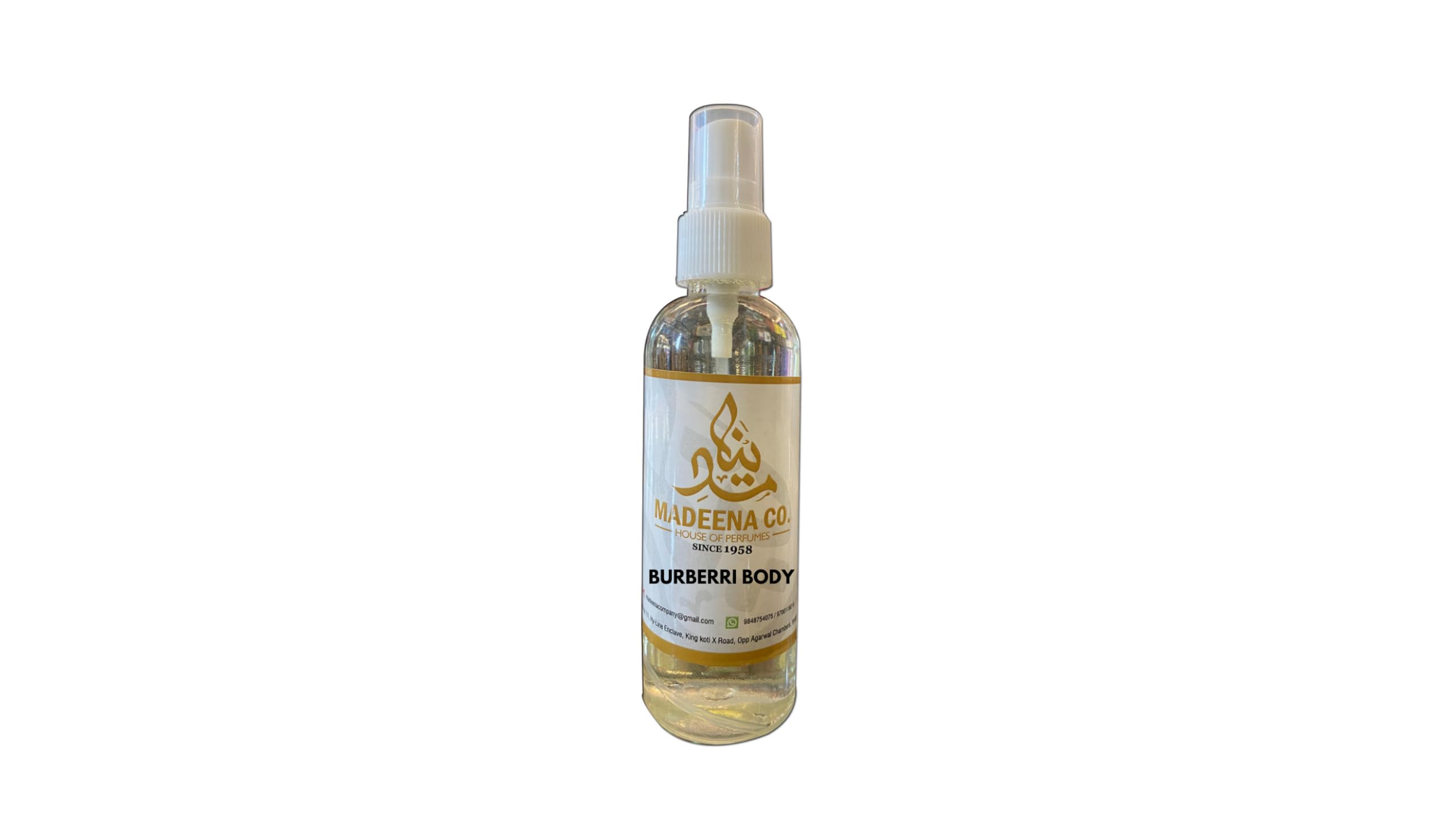 Best Long Lasting Perfume for Men & Women - MADEENA CO. BURBERRI BODY Fragrance (100ml) | 24-Hour Scent | Travel-Friendly | Perfect for Daily Wear, Date Nights & Special Occasions