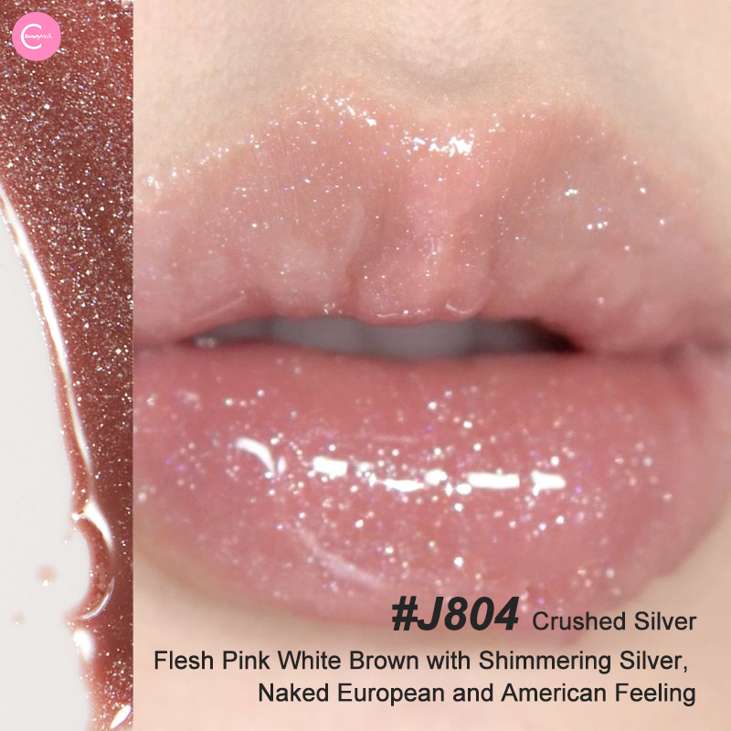 Girlcult Peaches Series Illusion Mirror Lip Gloss - Hydrating Plumping Lipstick with Shimmer Finish, Vegan & Cruelty-Free Makeup for Daily Wear & Special Occasions