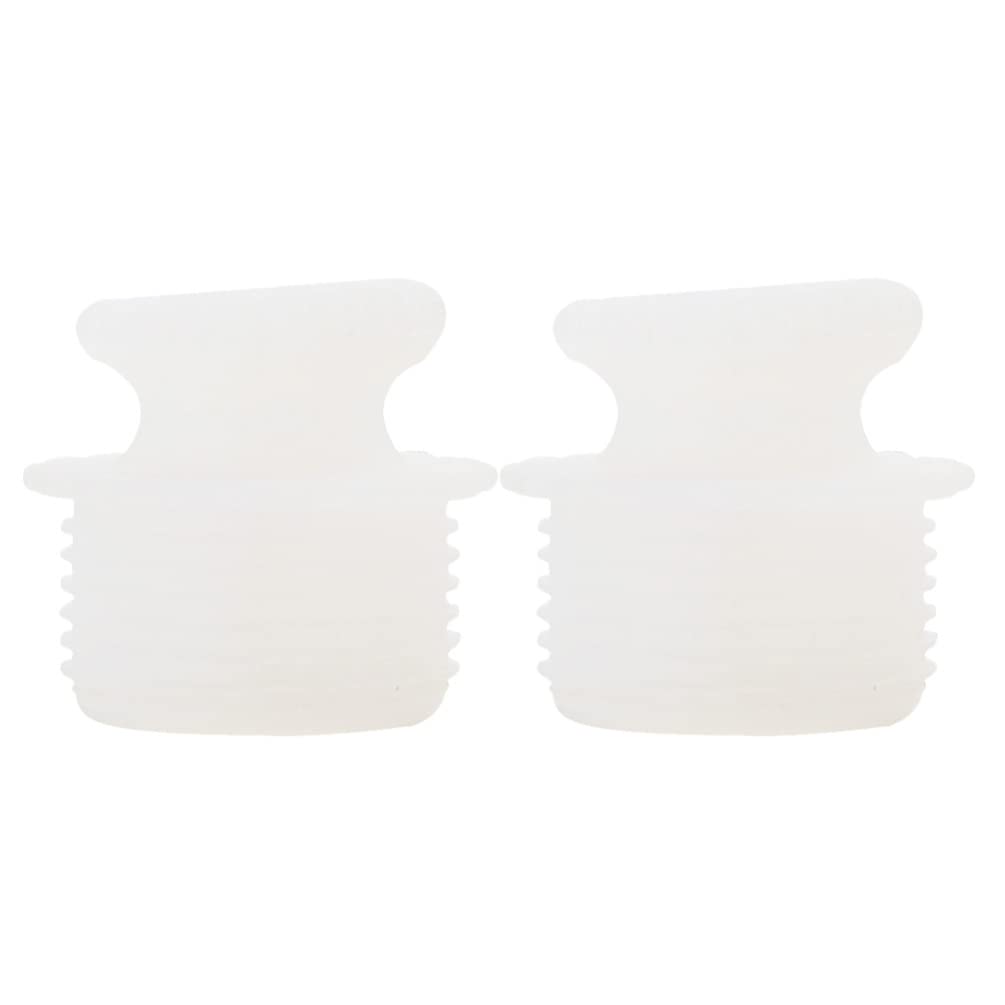Angoily 2-Pack Reusable Silicone Wine Stoppers - Airtight Bottle Sealers for Wine, Beer & Champagne - Perfect for Home Bars, Parties & Beverage Storage