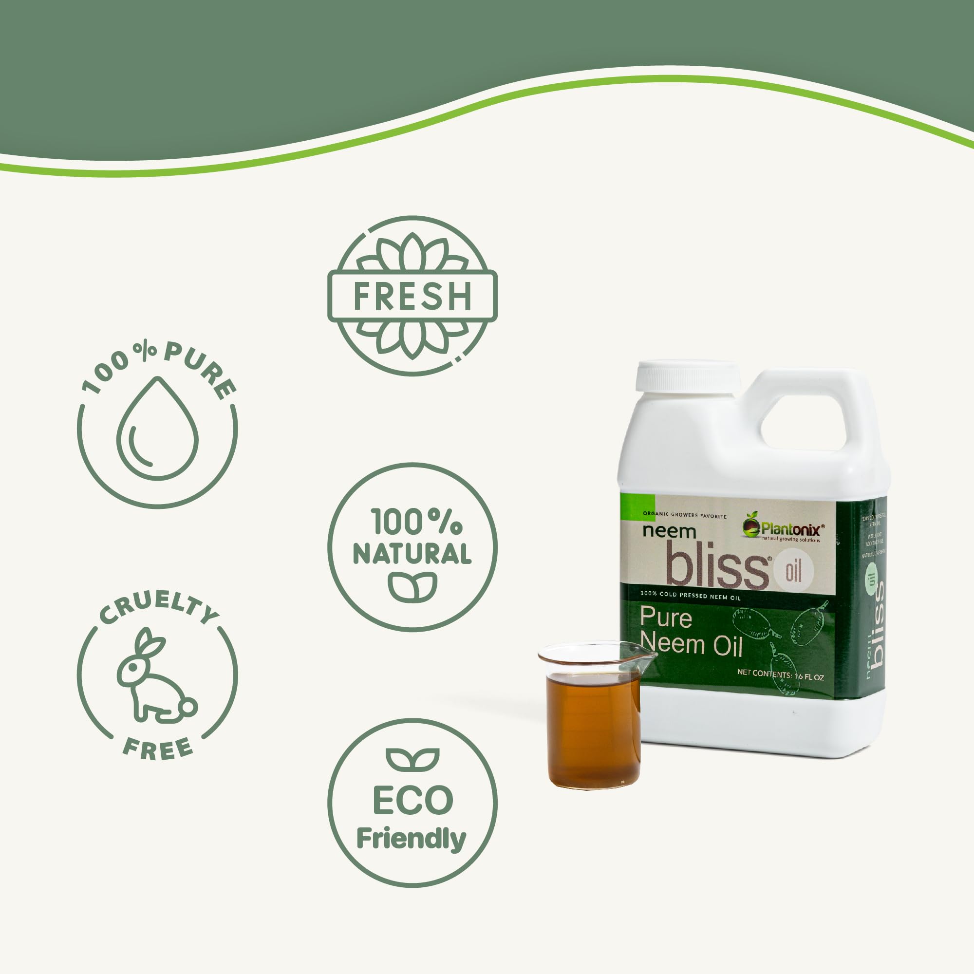 Pure Cold-Pressed Neem Oil (1 Gallon) - 100% Natural Neem Seed Oil Concentrate for Hair Care, Skin Treatment & Organic Gardening - Unrefined Neem Extract for DIY Beauty, Pest Control & Plant Protection