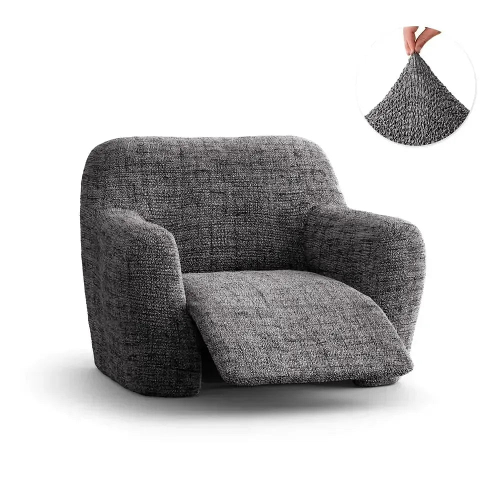 Microfiber Printed Reclining Armchair Slipcover - Stretchable Furniture Protector for Living Room, Bedroom & Home Theater