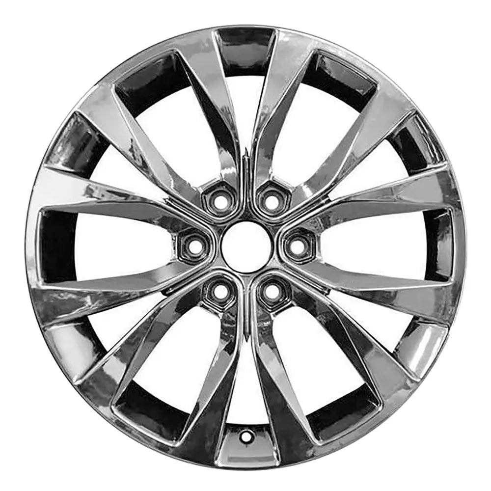 20 Inch Chrome Alloy Wheel Replacement for Ford F150 2015-2017 Models - Compatible with Part #10003 & FL3Z1007E - Perfect for Off-Roading, Street Driving & Truck Customization