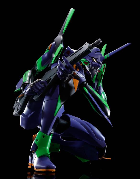 Bandai Dynaction Evangelion Unit-01 with Spear of Cassius Action Figure - Rebuild of Evangelion 3.0+1.0 Renewal Color Edition | Collectible Anime Model for Display & Gifts