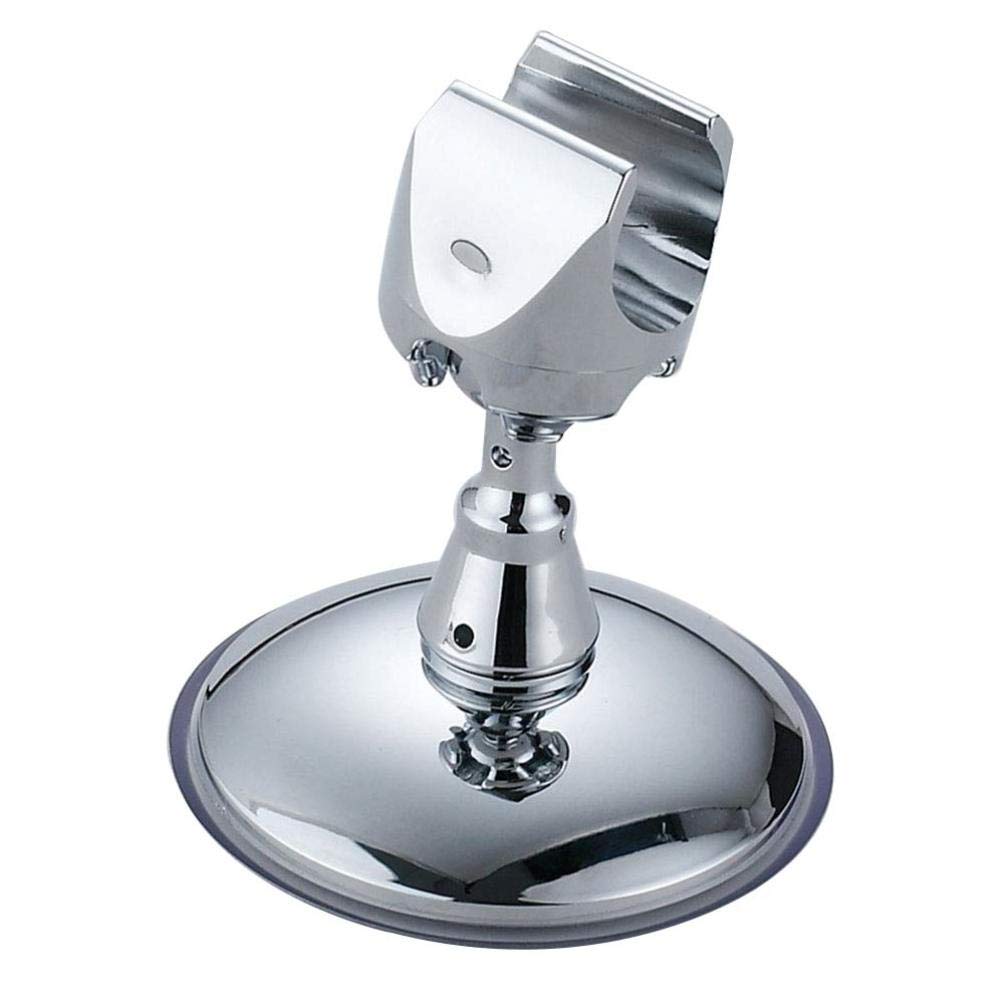 TOPBATHY Adjustable Shower Arm Mount with Vacuum Suction Cup - Reusable Shower Head Holder Bracket for Bathroom, Home & Hotel Use (Silver) | Perfect for Handheld Showerheads & Space-Saving Bathroom Organization