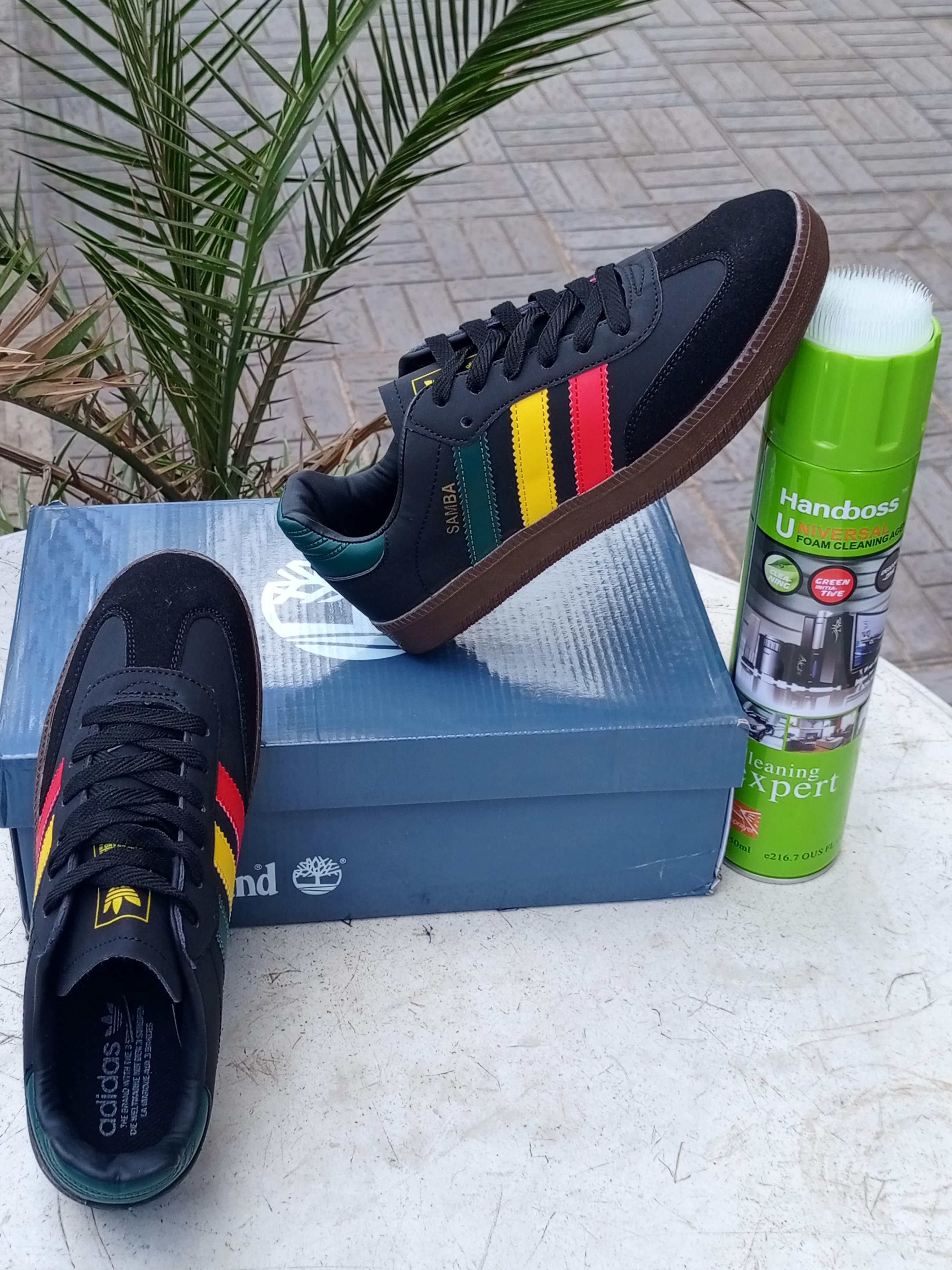 Adidas Samba Black Sneakers - Bob Marley Limited Edition Collaboration - Men's/Women's Casual Shoes for Streetwear & Everyday Comfort