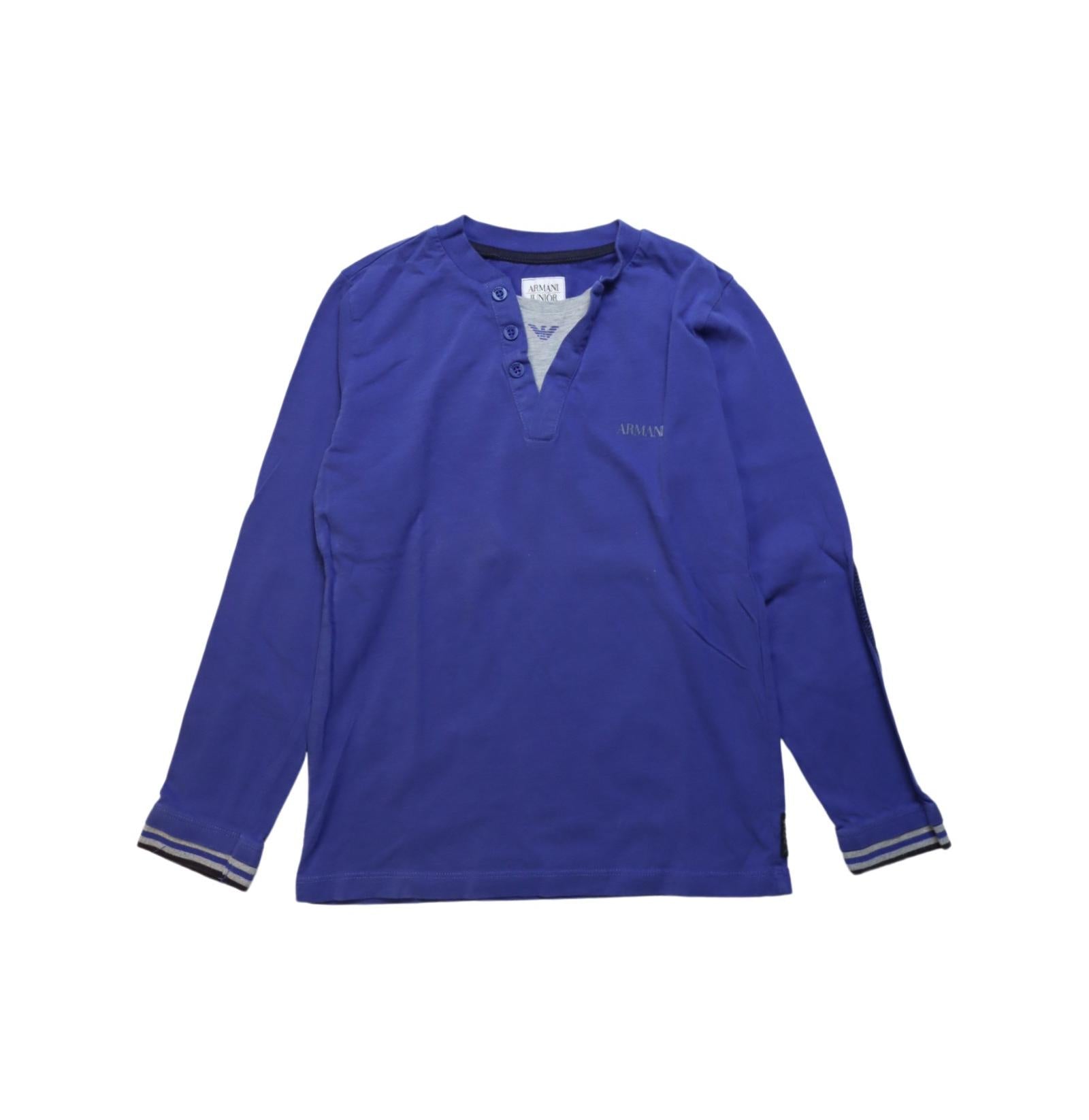 Armani Long Sleeve T-Shirt for Women - Classic Crewneck Casual Top - Perfect for Work, Office & Everyday Wear