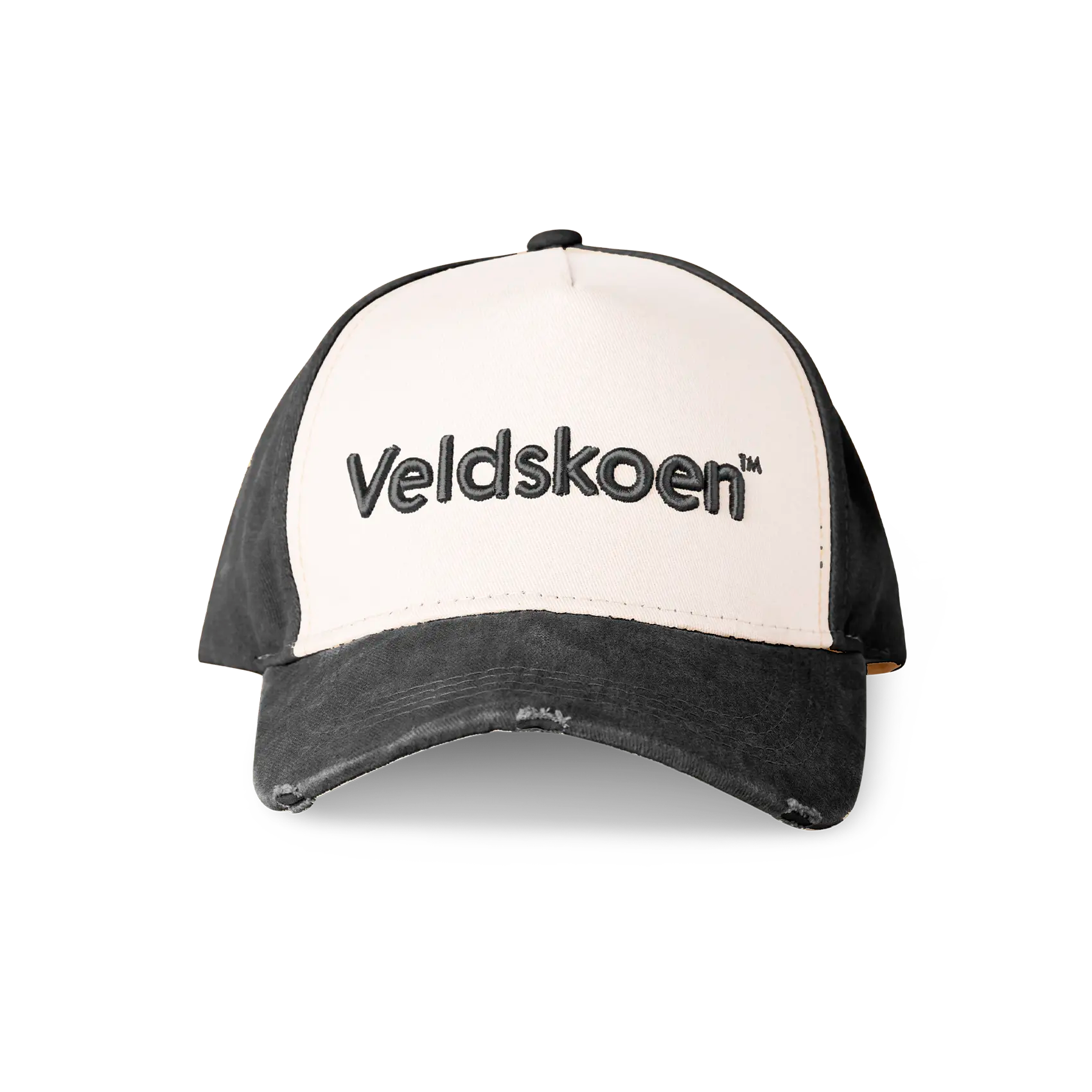 Veldskoen Black Stone Washed Cap - Premium Cotton Baseball Hat for Men & Women - Casual Outdoor Sun Protection for Hiking, Travel & Everyday Wear