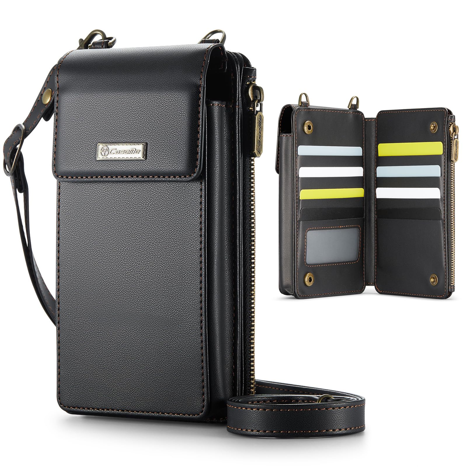 CaseMe Small RFID Blocking Crossbody Phone Bag for Women - Anti-Theft Shoulder Handbag with Card Slots & Strap - Perfect for Travel, Shopping & Daily Use