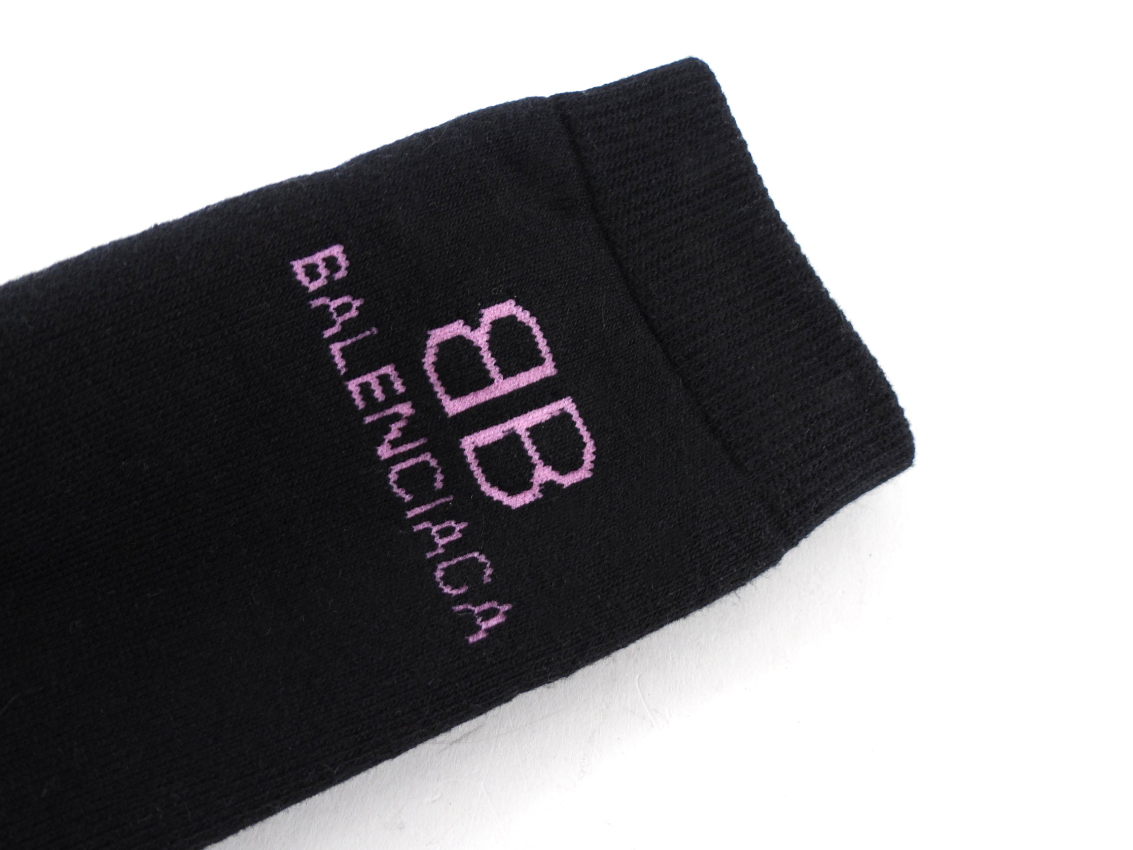 Balenciaga Black & Pink BB Logo Sport Socks for Women & Men - Athletic Performance & Casual Wear