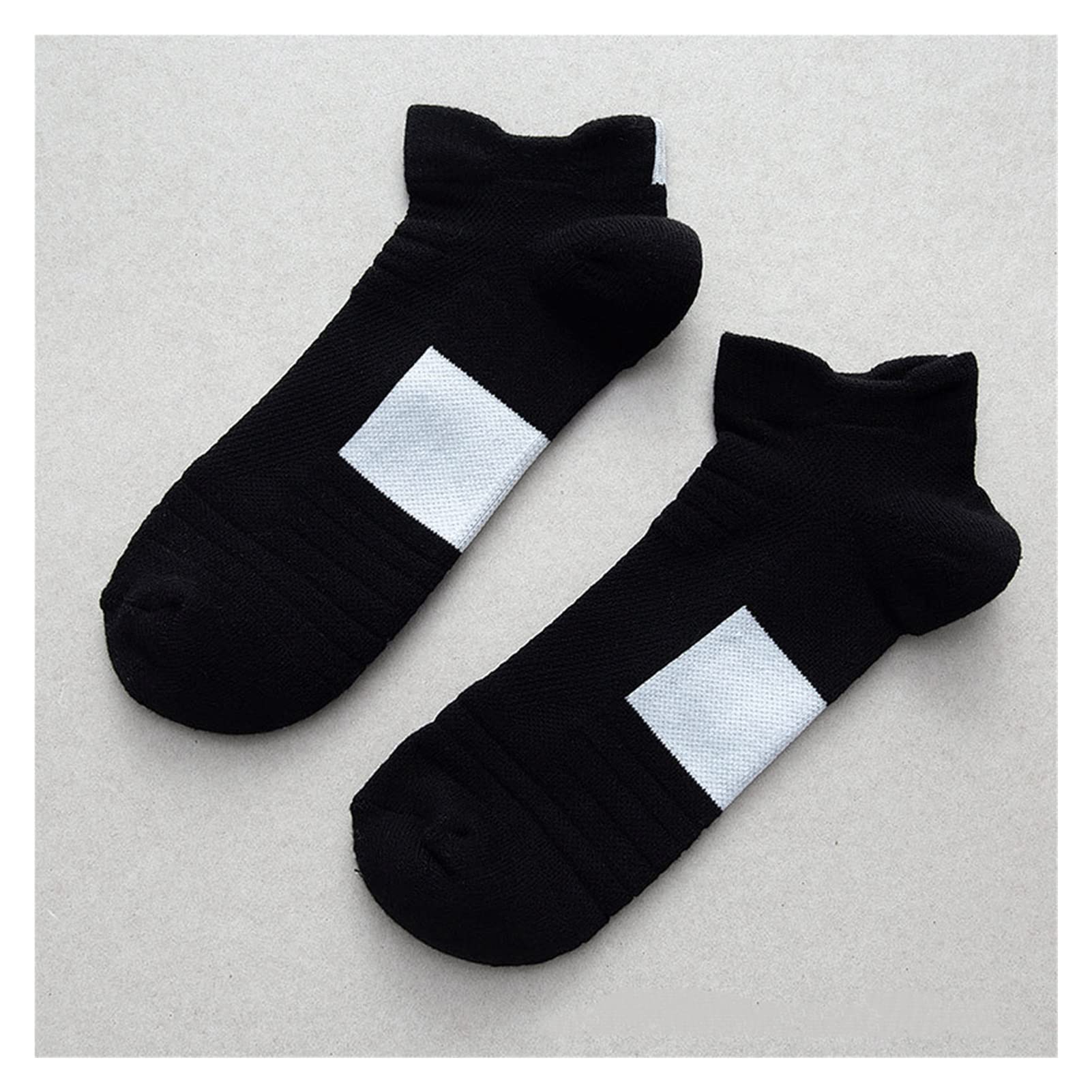 **EKDSPW Men's Breathable Mesh Running Socks - Low Cut Boat Socks for Spring & Summer - Lightweight & Comfortable for Sports, Casual Wear (Color: B, One Size)**    *Perfect for jogging, gym workouts, hiking, or everyday casual outfits.*