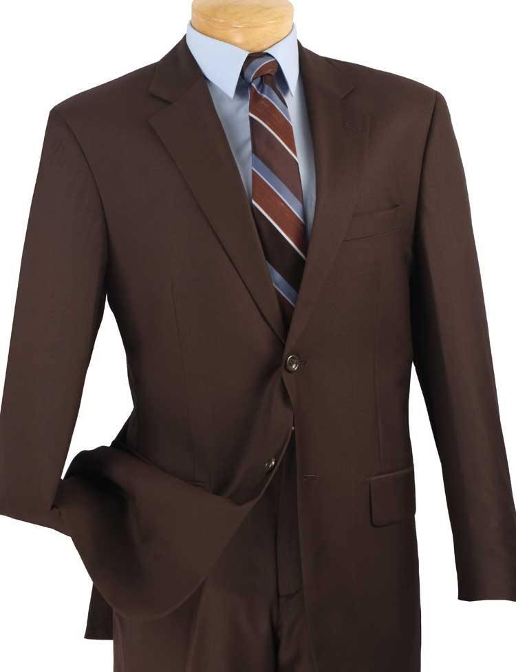 Executive 2-Piece Regular Fit Suit in Brown | Business Formal Attire for Office, Weddings & Professional Events