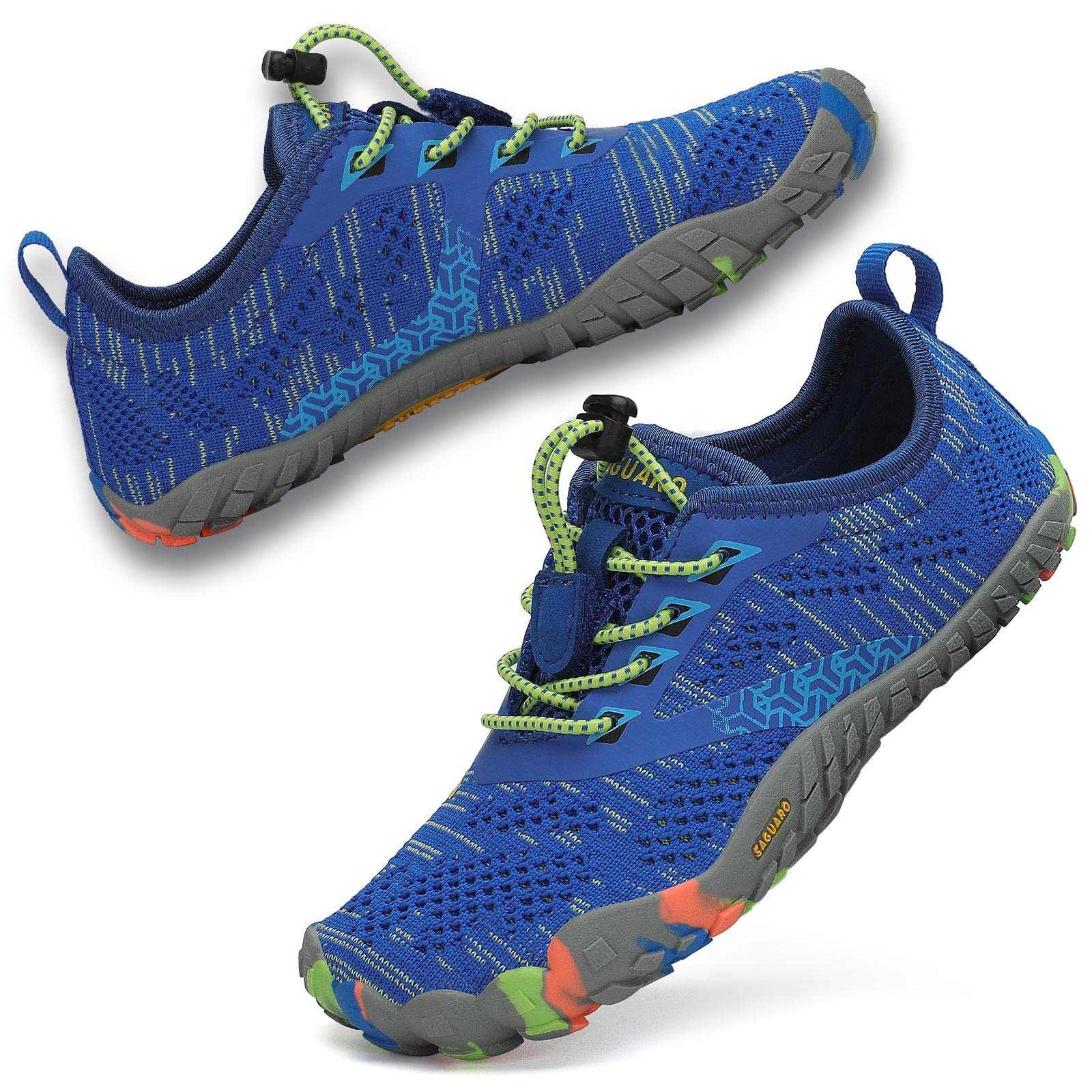 SAGUARO Barefoot Water Shoes for Kids & Boys Girls - Lightweight Quick-Dry Swim Shoes for Beach, Pool, Outdoor Activities & Water Sports