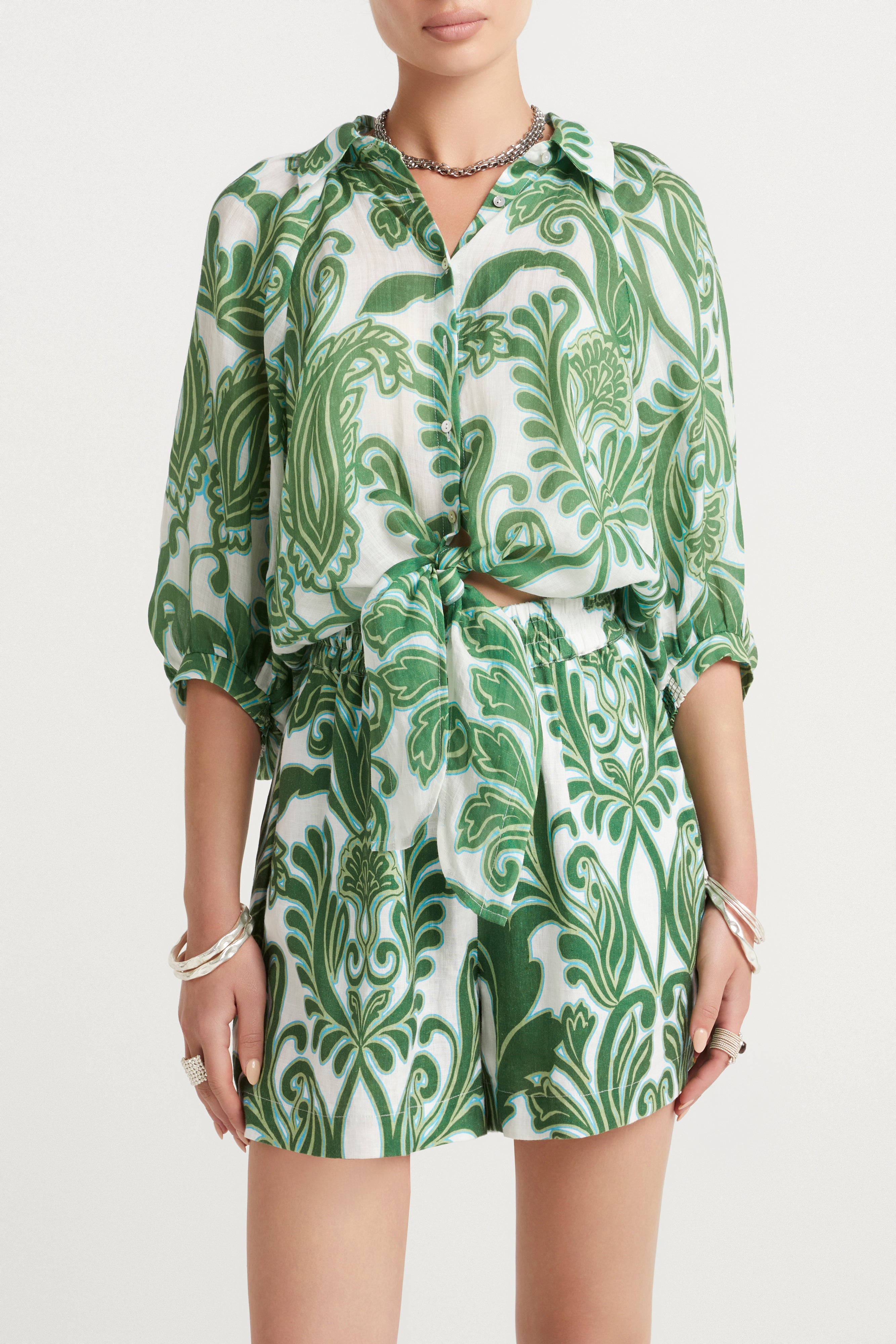 Husk Athena Top Print - Stylish Women's Floral Print Blouse for Casual Wear & Summer Outfits | Perfect for Office, Dates & Vacation