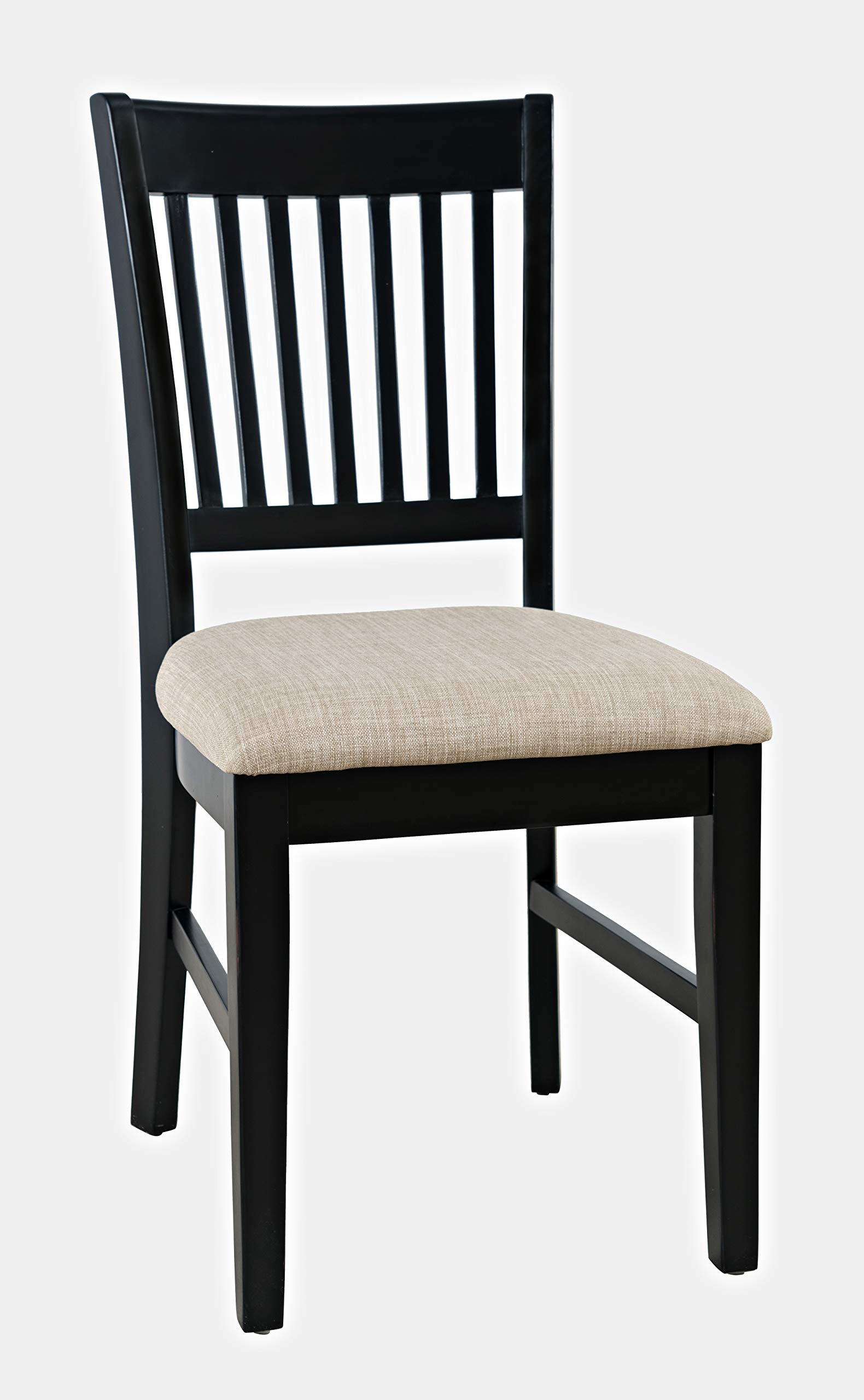 Craftsman Slat-Back Upholstered Desk Chair - Ergonomic Office Chair with Lumbar Support for Home & Office Workspace - Perfect for Long Hours of Computer Work, Gaming, and Study Sessions