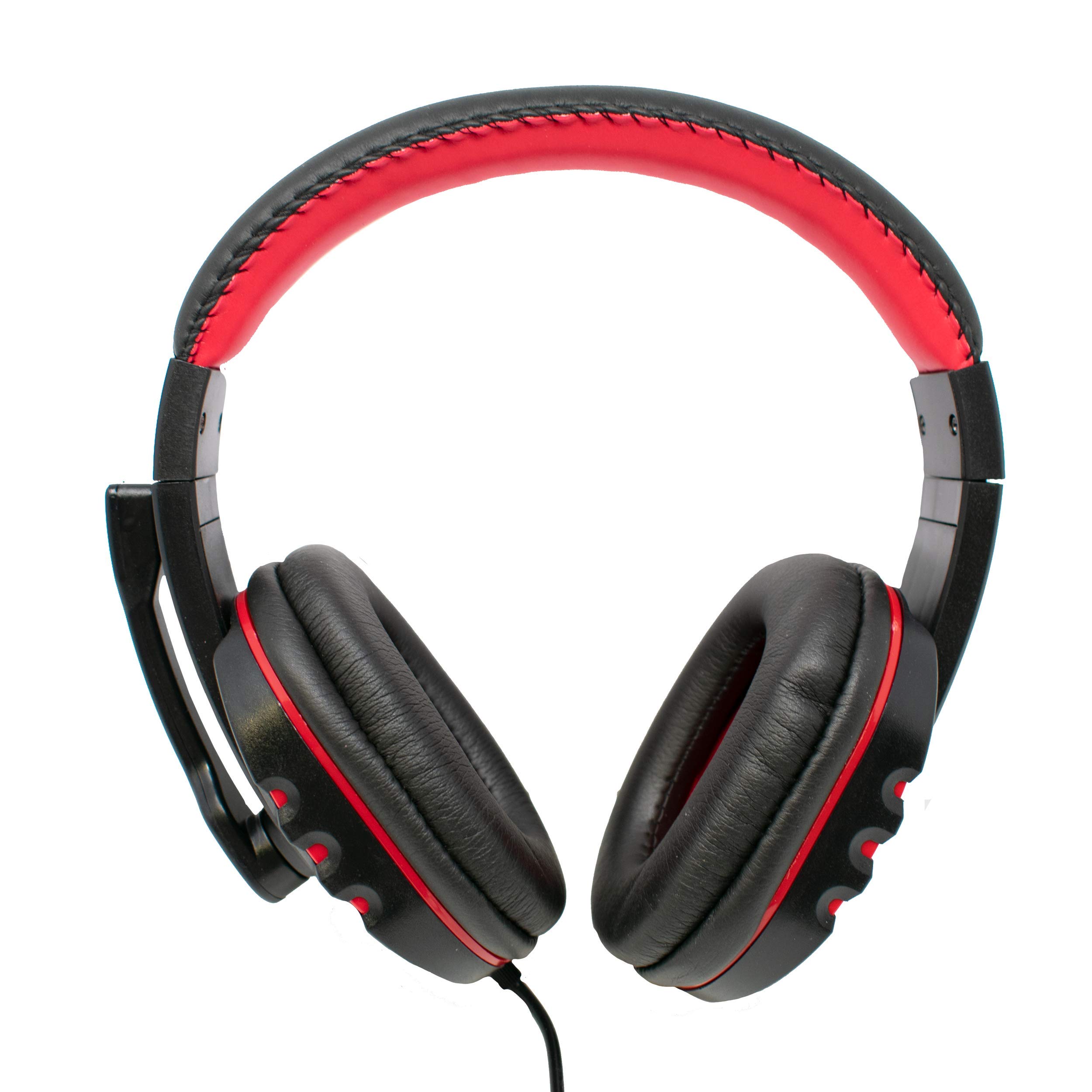 Dynamode MX-878 USB Stereo Headset with Noise-Canceling Microphone & Inline Volume Control - Compatible with PC, Laptop, Skype, Zoom - Perfect for Online Meetings, Gaming & Remote Work