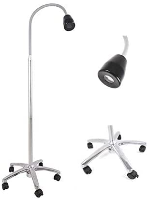 3W Shadowless LED Exam Light Floor Lamp - Medical Grade Adjustable Dental Light for Clinics, Hospitals & Home Use - Perfect for Dental Exams, Surgeries & Detailed Work