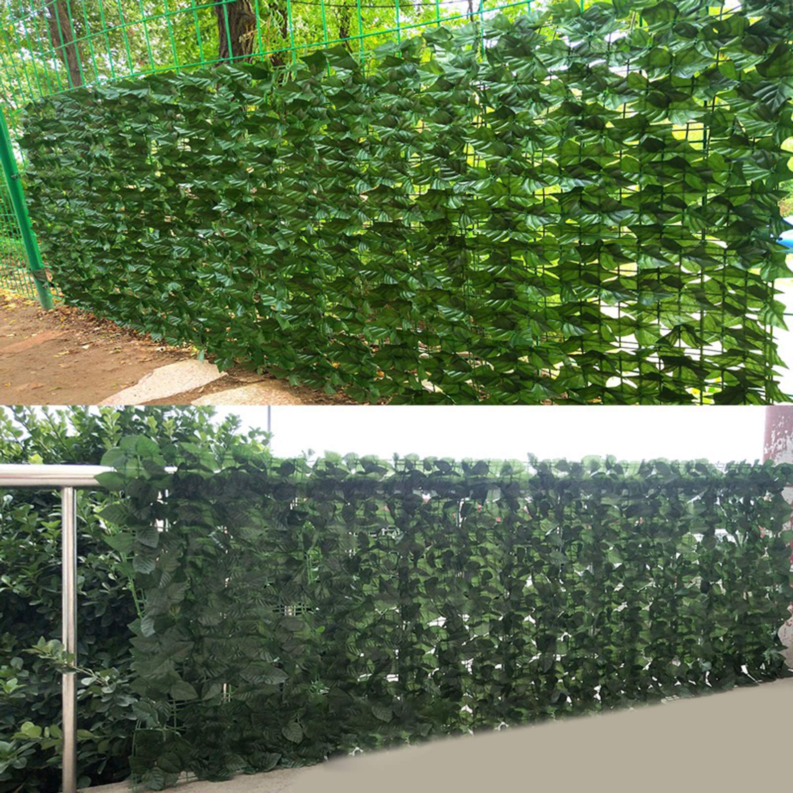 50x100cm Artificial Leaf Roll Privacy Screen - UV Resistant Garden Fence, Hedge & Balcony Decor for Outdoor/Indoor Use - Perfect for Patio, Yard, Deck & Home Privacy Solutions