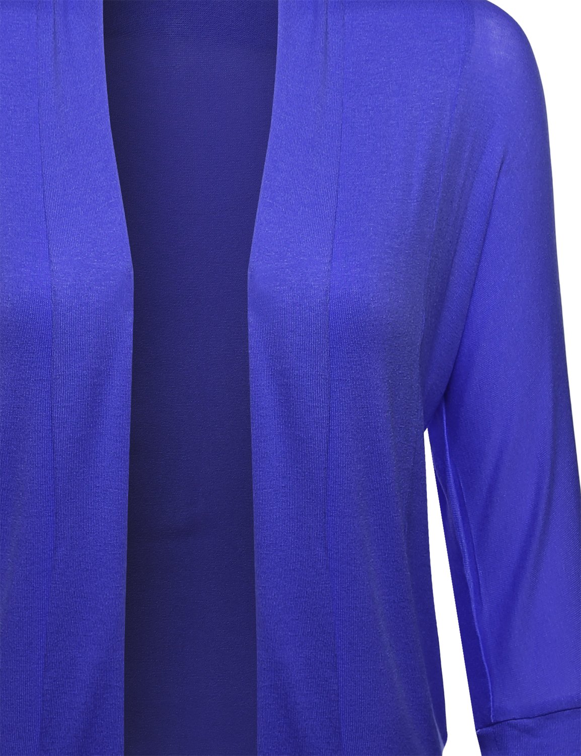 Women's Classic Open Front Draped Cardigan - Soft Comfortable Lightweight Knit Sweater for Casual Wear, Office, Lounge & Fall Layering