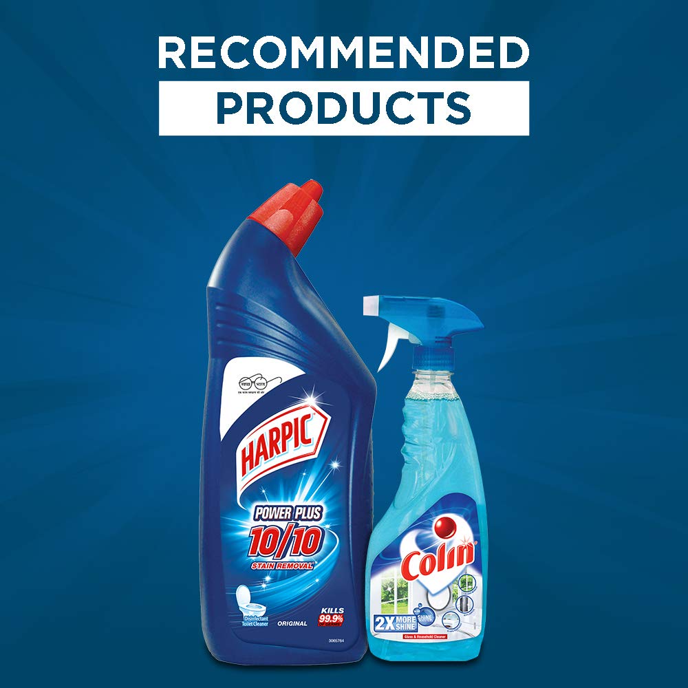 Lizol Citrus Floor Cleaner 2L + Free Harpic Original Toilet Cleaner 500ml | Powerful Disinfection for Kitchen, Bathroom & Hard Floors | Fresh Citrus Scent