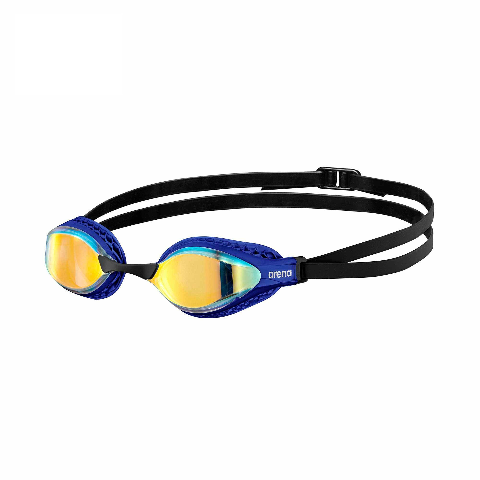Arena Airspeed Mirror Swimming Goggles - Blue/Copper Lens for Competitive & Training Use - UV Protection & Anti-Fog Design for Pool, Open Water & Triathlon