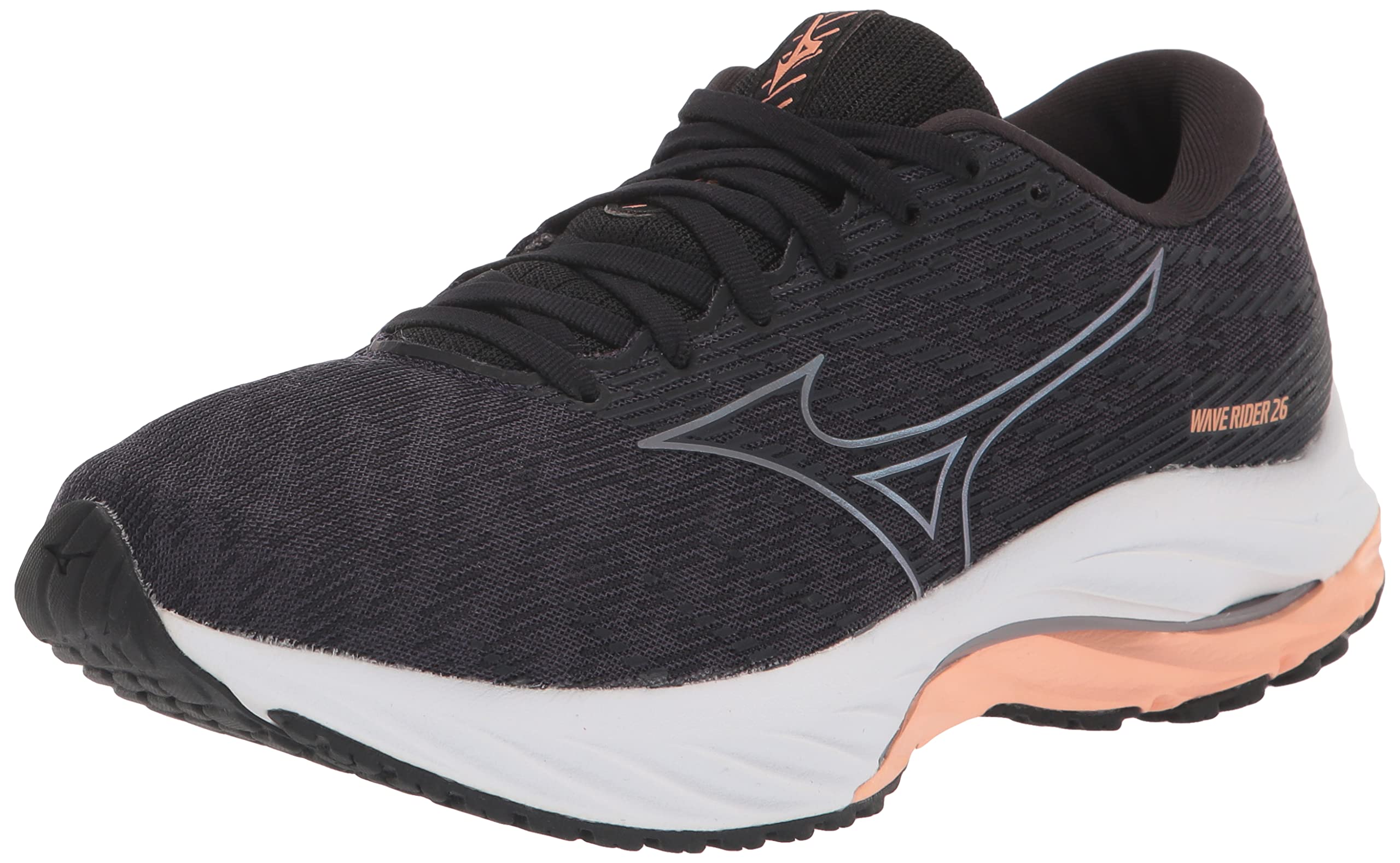 Mizuno Women's Wave Rider 26 Running Shoes - Lightweight Cushioned Road Running Sneakers for Women - Perfect for Marathon Training, Jogging & Gym Workouts