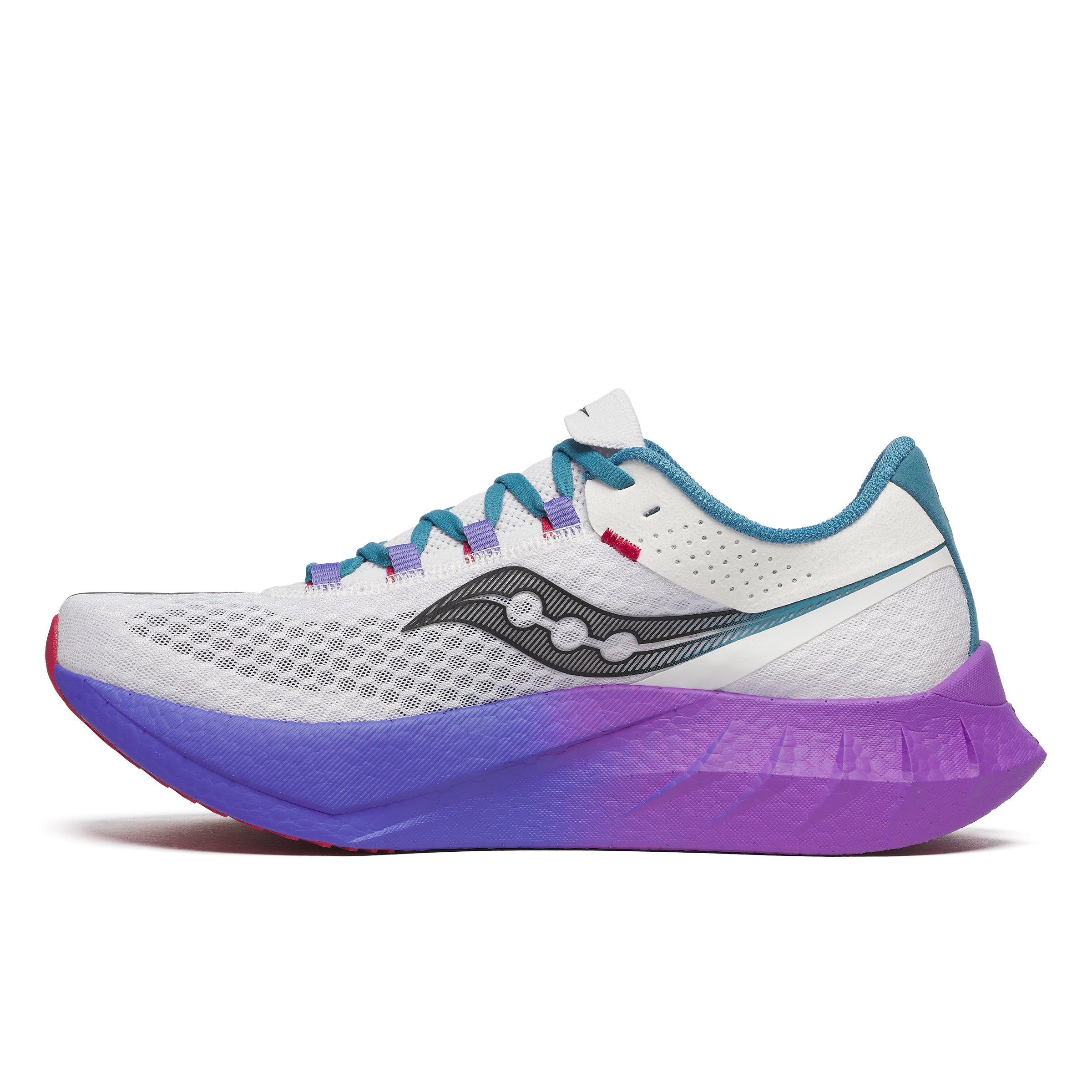 Endorphin Pro 4 Men's Running Shoes - White/Shadow - Lightweight Carbon Fiber Racing Sneakers for Marathon & Road Running