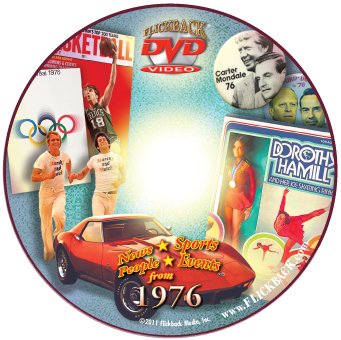 1976 DVD Greeting Card - Unique 1976 Birthday or Anniversary Gift Idea for 1976 Born - Perfect for Nostalgic Celebrations & Milestone Memories