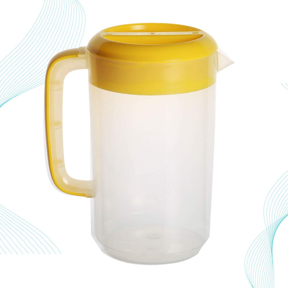 **Cabilock Clear Glass Milk Tea Pitcher with Scale - 32oz Transparent Tea Kettle for Iced Tea, Coffee & Juice - Perfect for Homemade Beverages, Measuring & Serving Cold Drinks**