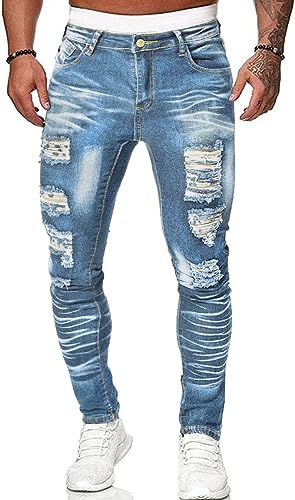 Light Blue Ripped 3