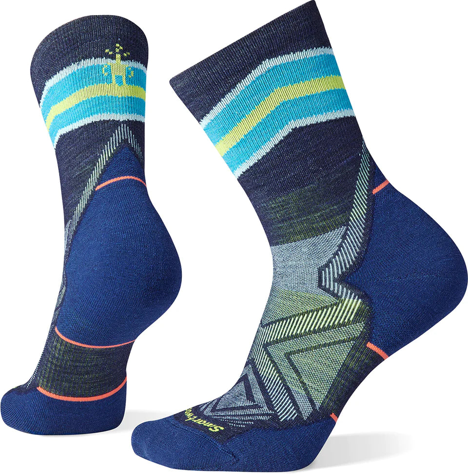 Smartwool Run Targeted Cushion Mid Crew Socks for Men & Women - Moisture-Wicking Merino Wool Running Socks for Marathon, Hiking & Outdoor Activities