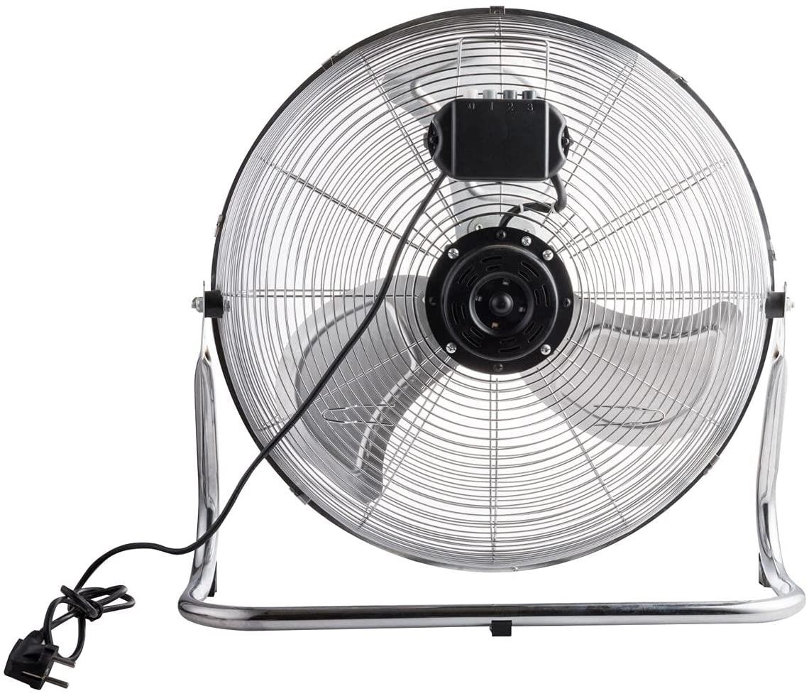 Senelux 20 Inch High Velocity Floor Fan - Powerful Air Circulation, Quiet Operation, Energy Efficient (Renewed/Refurbished) - Perfect for Home Cooling, Office, Warehouse & Outdoor Use