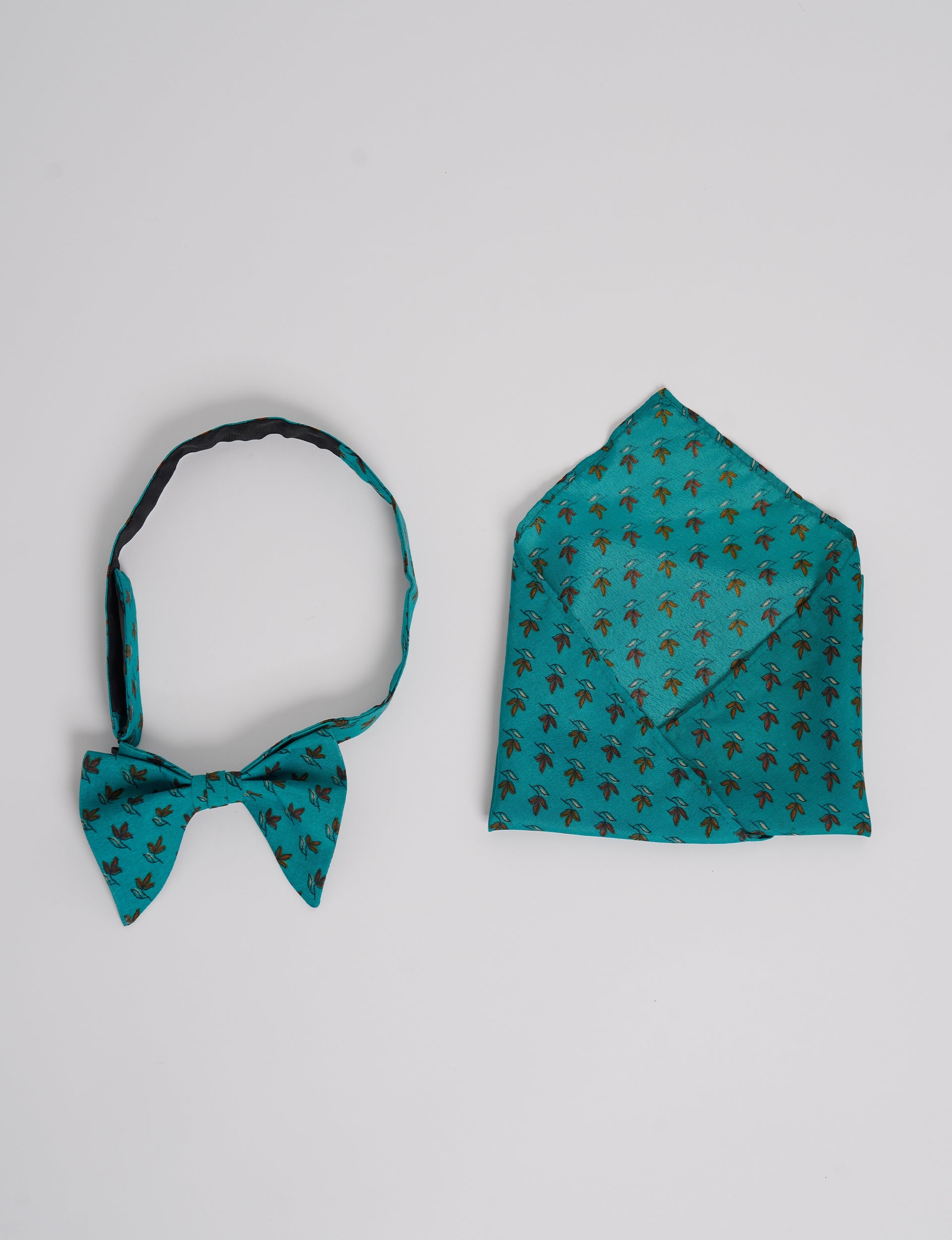 Elegant Bow Tie and Pocket Square Set for Men - Perfect for Weddings, Prom, and Formal Events