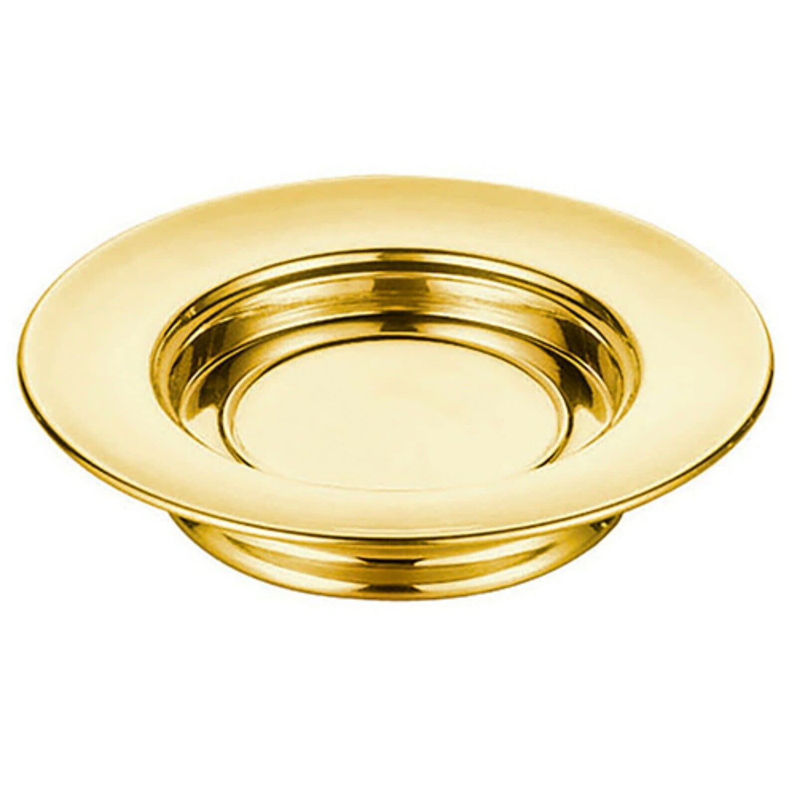 Polished Aluminum Christian Communion Bread Plate - 10 1/4 Inch Serving Tray for Church Eucharist, Holy Communion & Religious Ceremonies - Perfect for Church Services, Weddings & Religious Gatherings - VBN-FH-6916