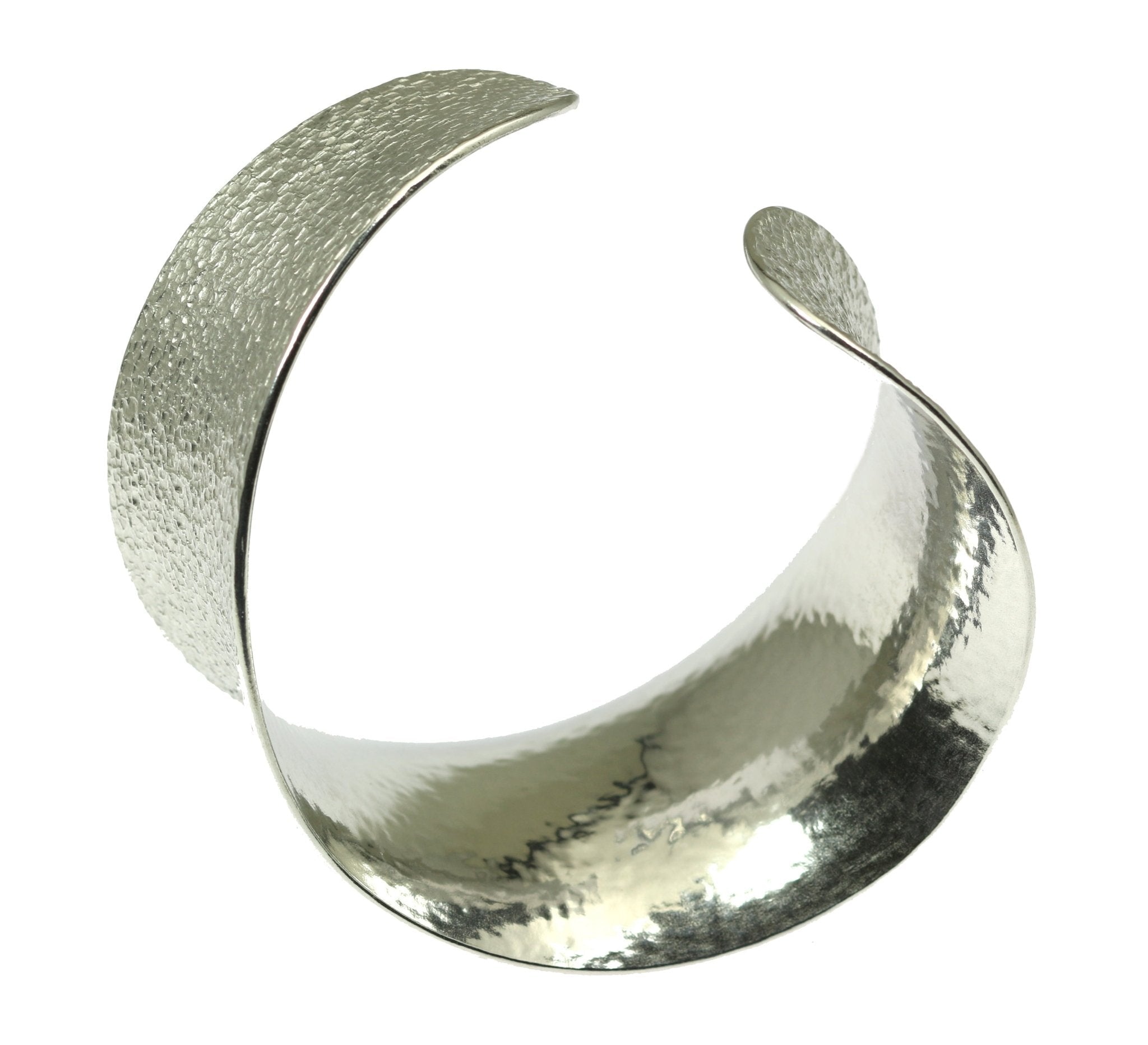 Textured Aluminum Anticlastic Bangle Bracelet for Women - Lightweight & Durable Fashion Jewelry - Perfect for Casual Wear, Office & Special Occasions